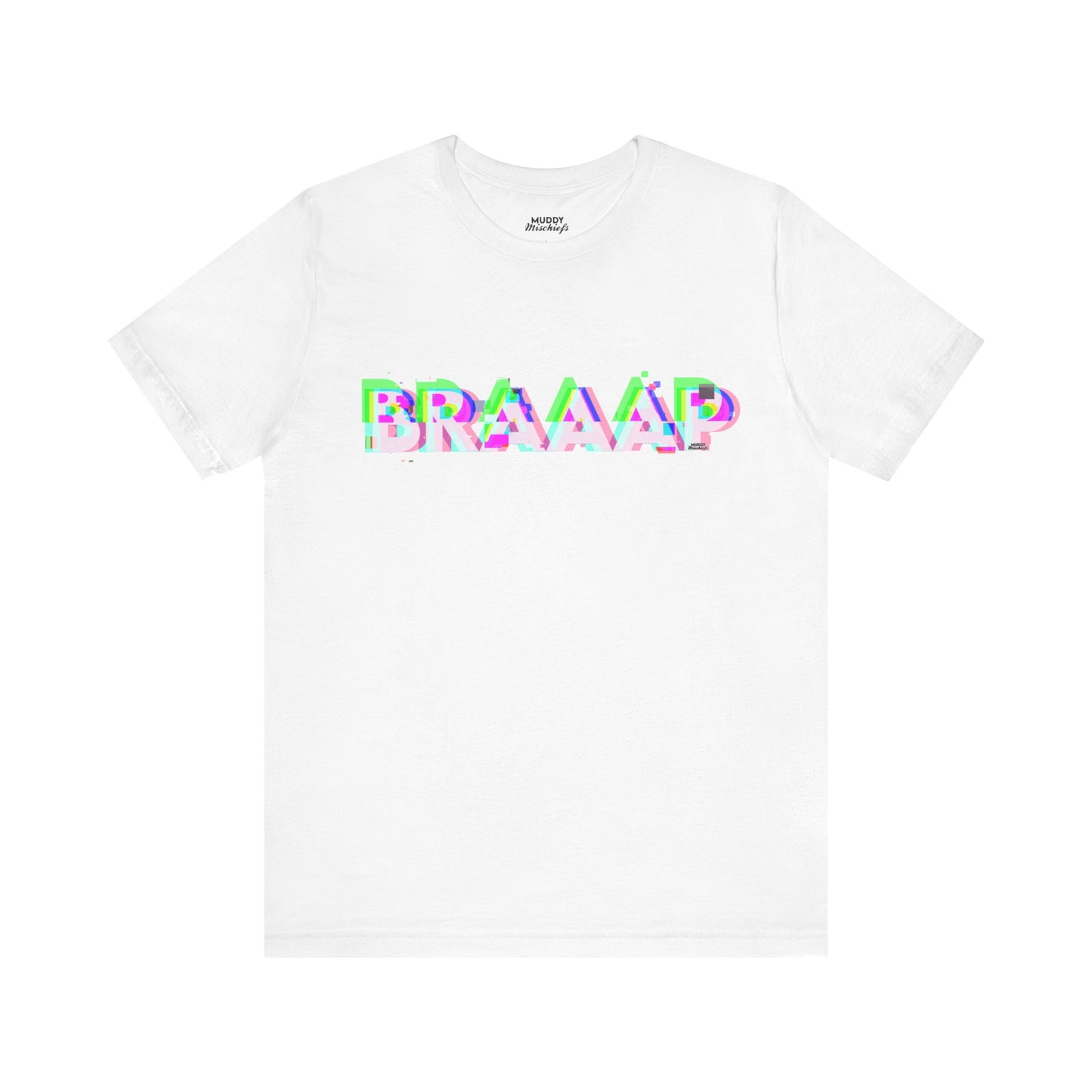 Glitchy Braaap | Adult Motocross Tee