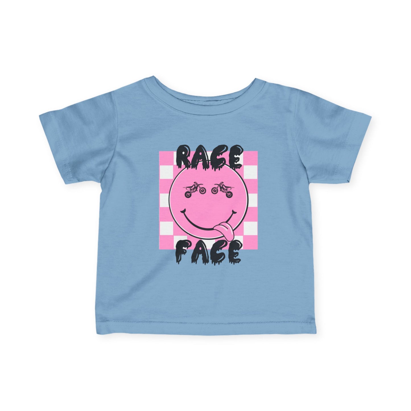 Race Face | Infant Motocross Tee (Pink) (Sizes 6M-24M)