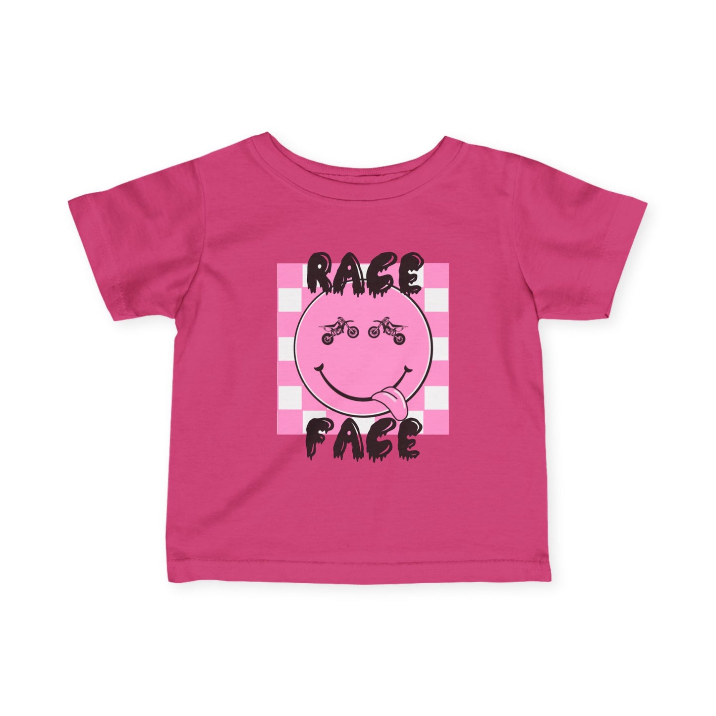 Race Face | Infant Motocross Tee (Pink) (Sizes 6M-24M)