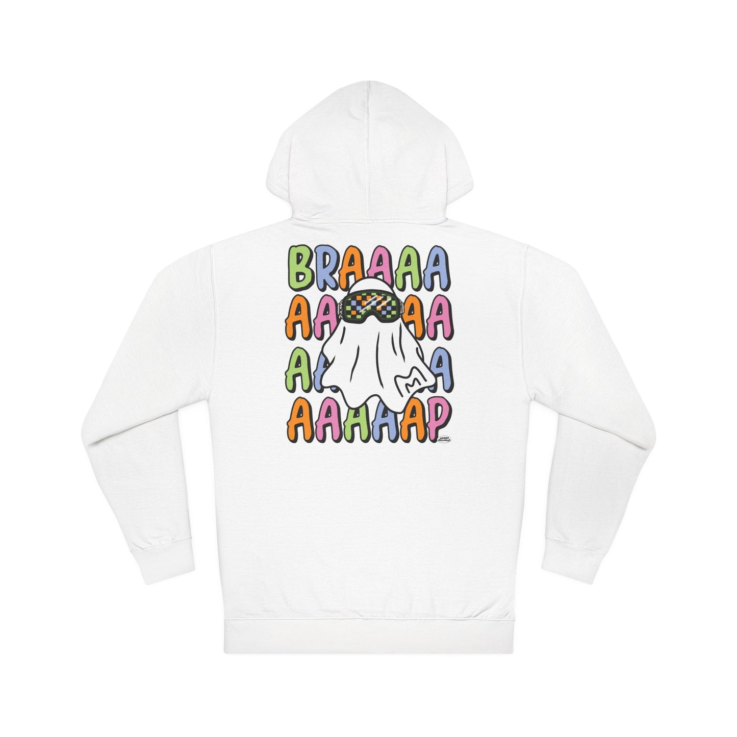 Goggle Ghost | Unisex Adult Halloween Motocross Hoodie