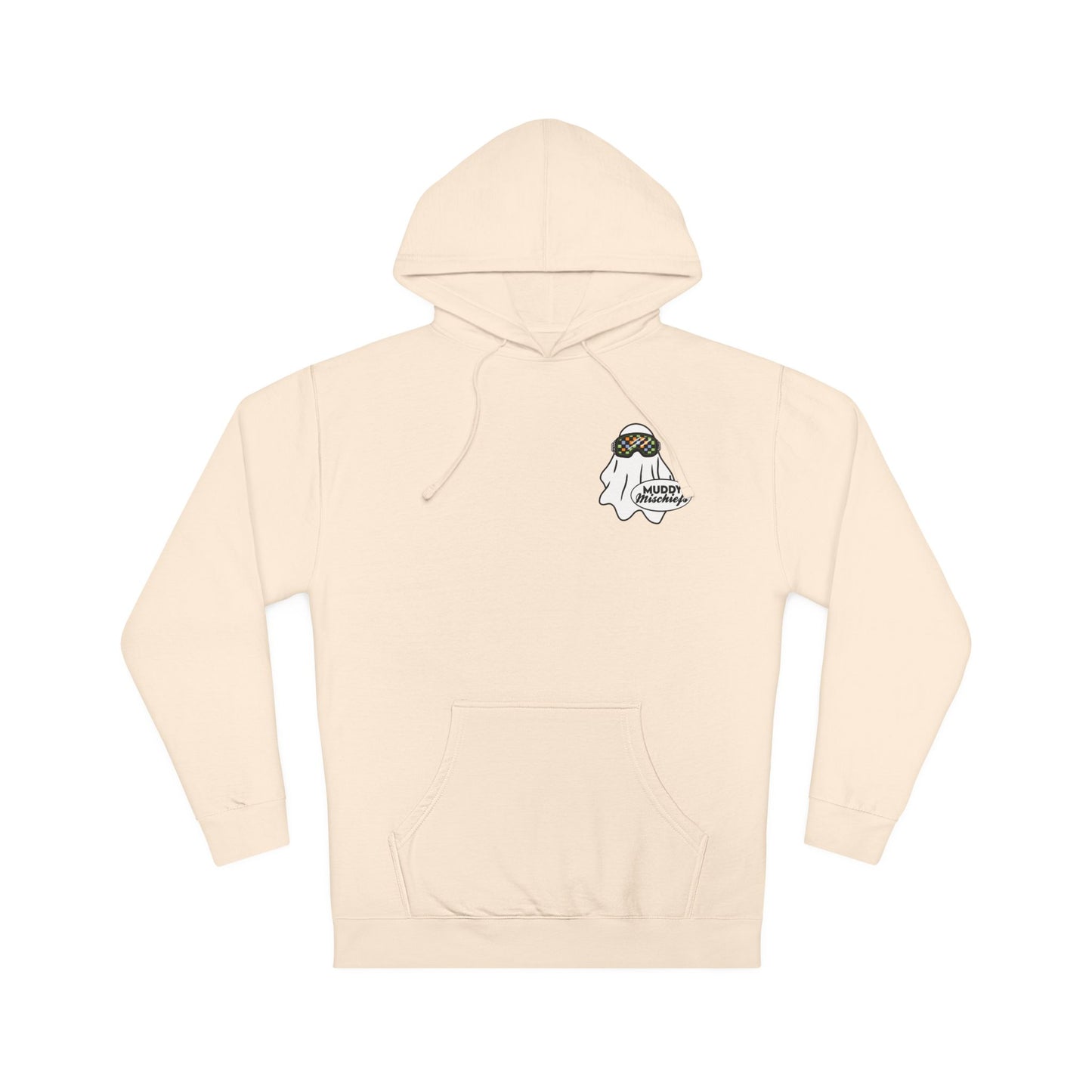 Goggle Ghost | Unisex Adult Halloween Motocross Hoodie