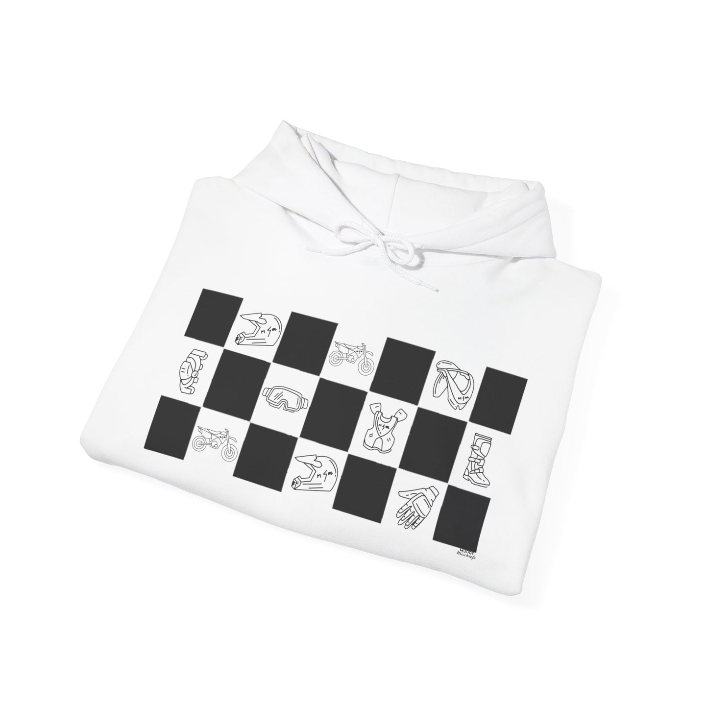Lined Up & Winning | Adult Motocross Hoodie