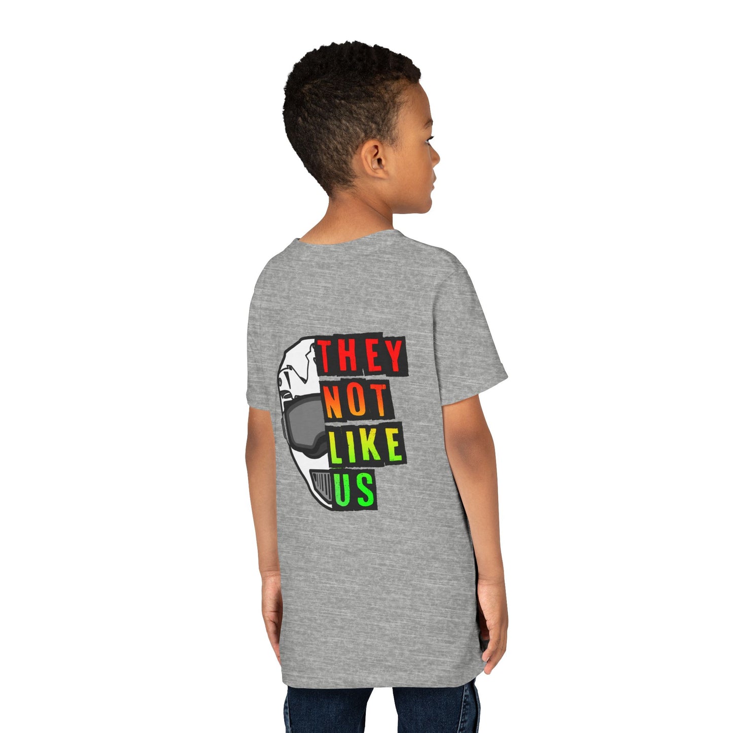 They Not Like Us Moto - Rasta | Youth Juneteenth Motocross Tee