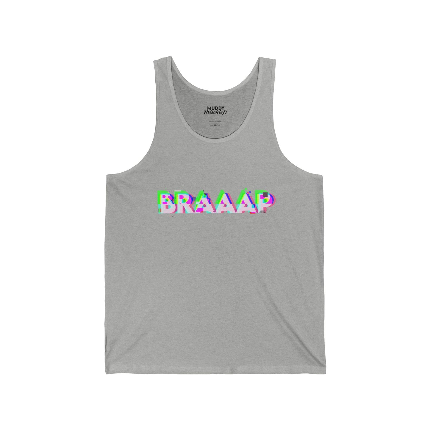 Glitchy Braaap | Unisex Adult Motocross Tank