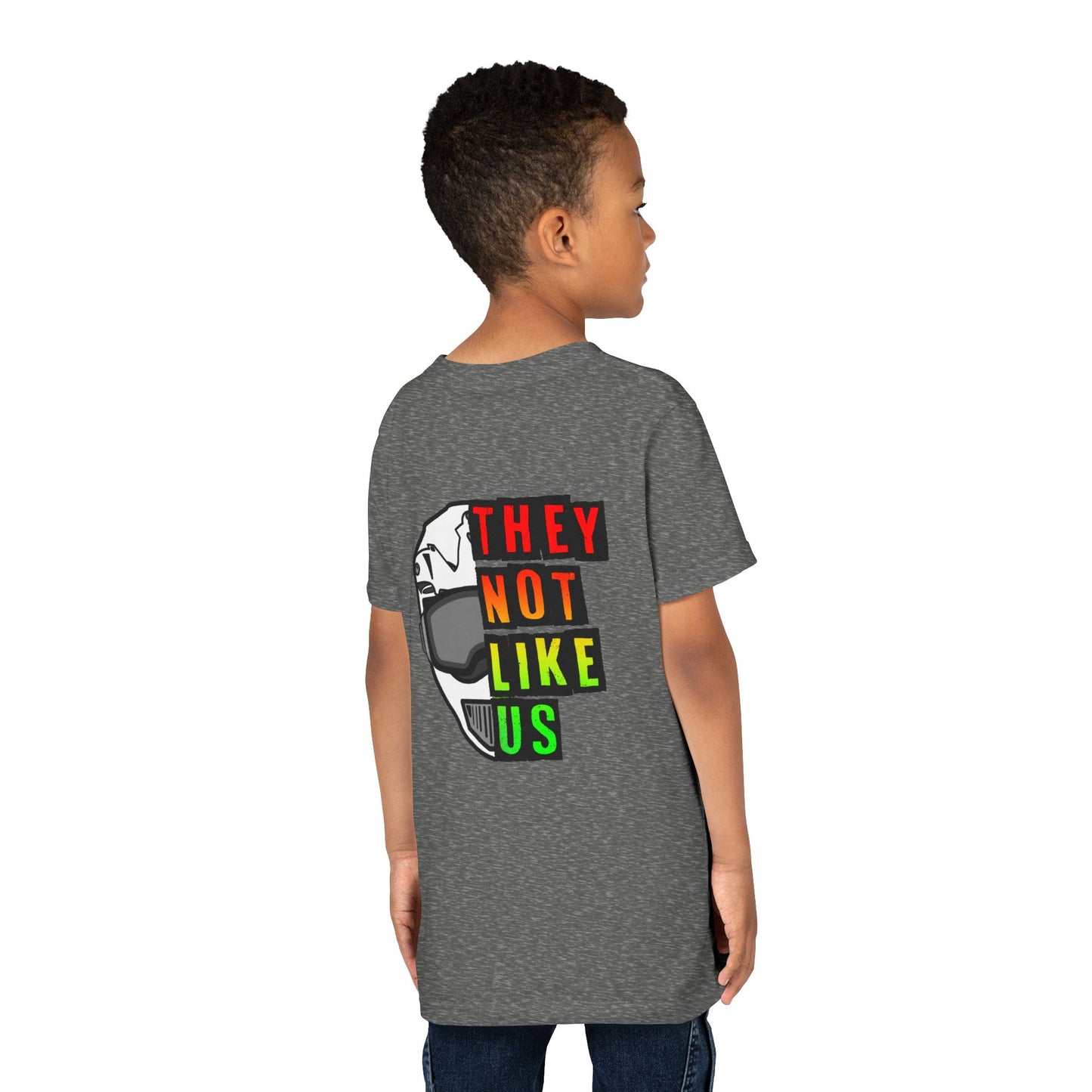 They Not Like Us Moto - Rasta | Youth Juneteenth Motocross Tee