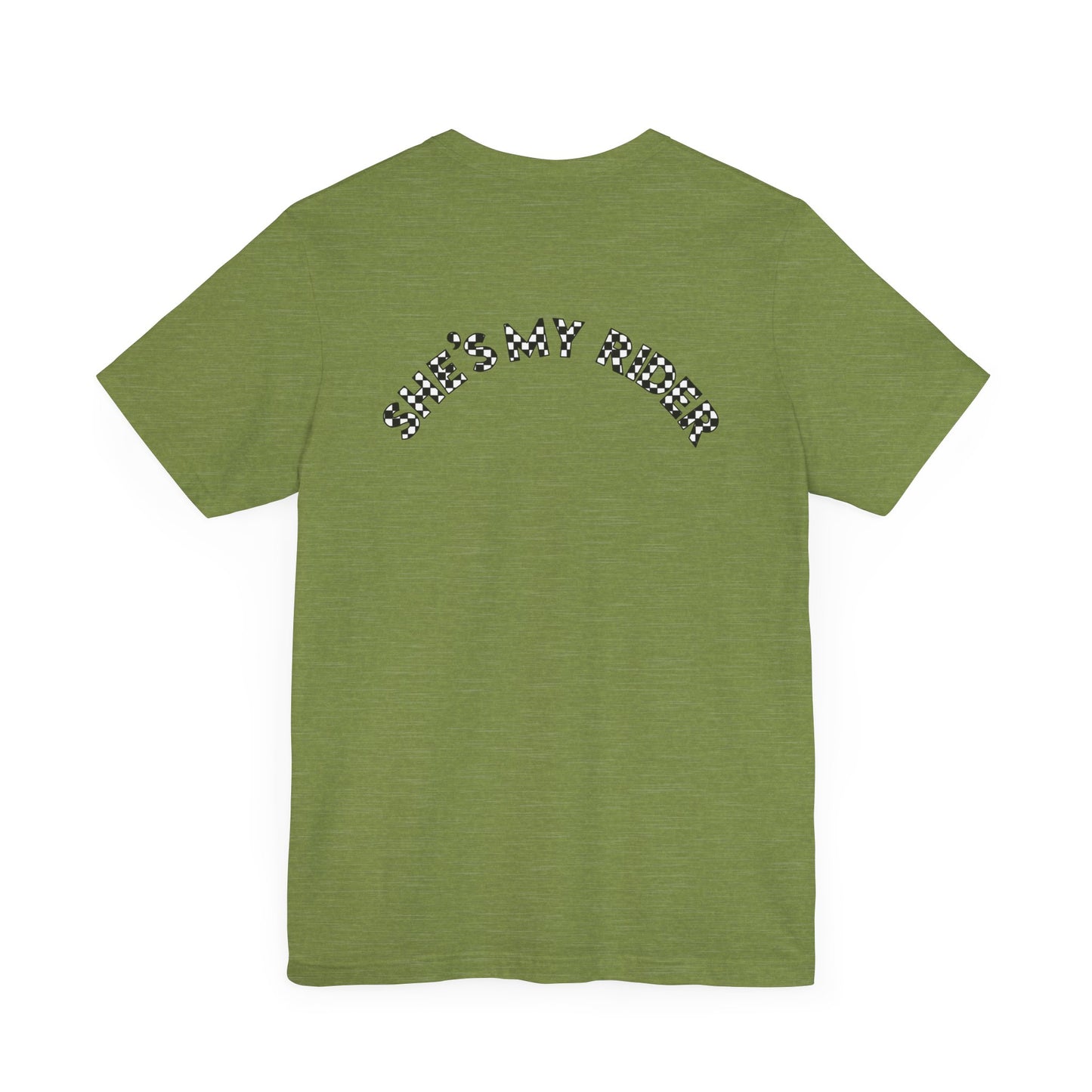 Pit Crew - SHE’S MY RIDER | Adult Pit Crew Tee