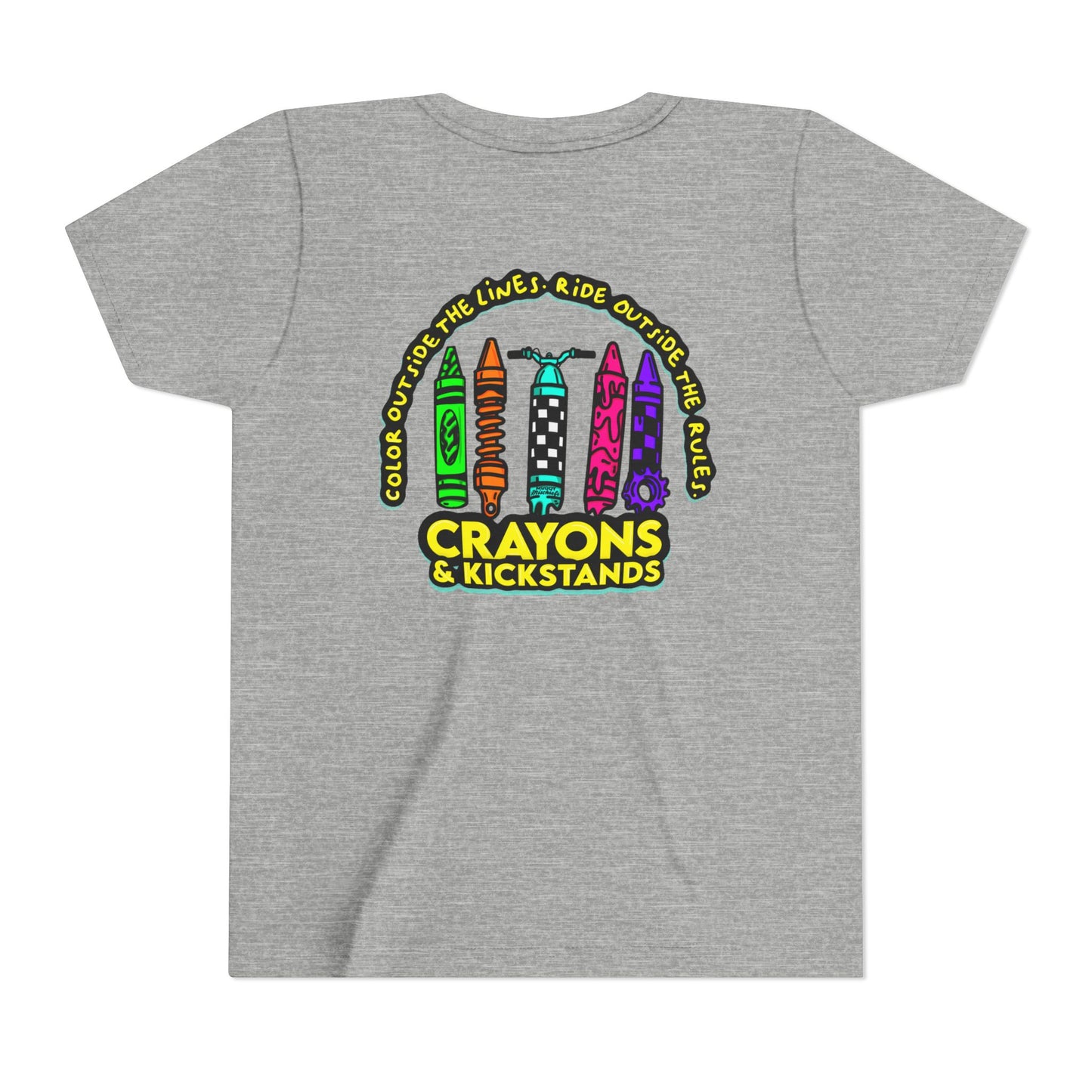 Crayons & Kickstands | Youth Motocross Tee