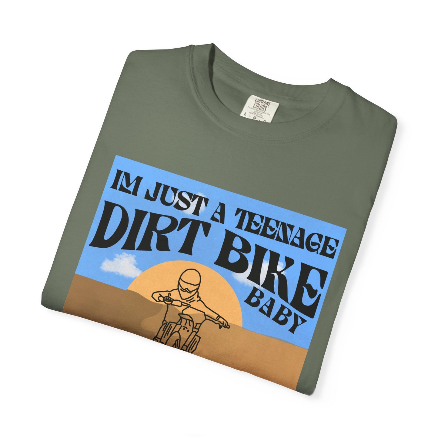 Teenage Dirtbike Baby | Adult Motocross Tee