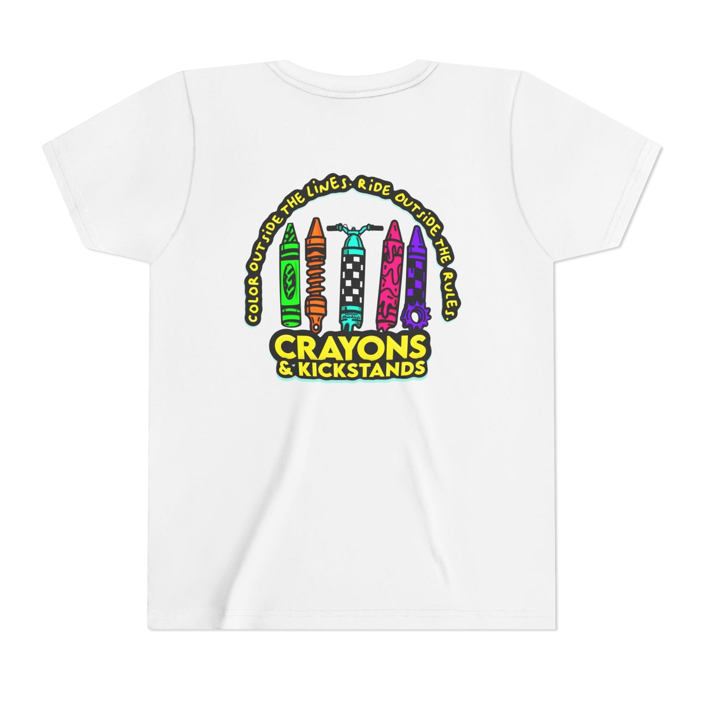 Crayons & Kickstands | Youth Motocross Tee
