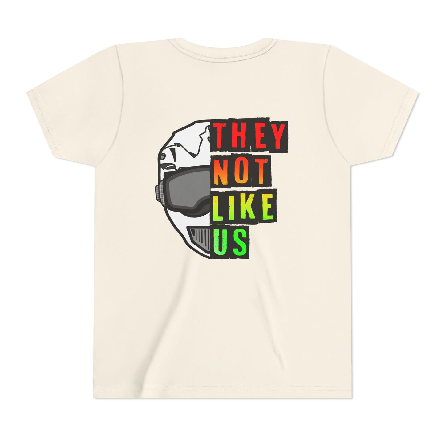 They Not Like Us Moto - Rasta | Youth Juneteenth Motocross Tee