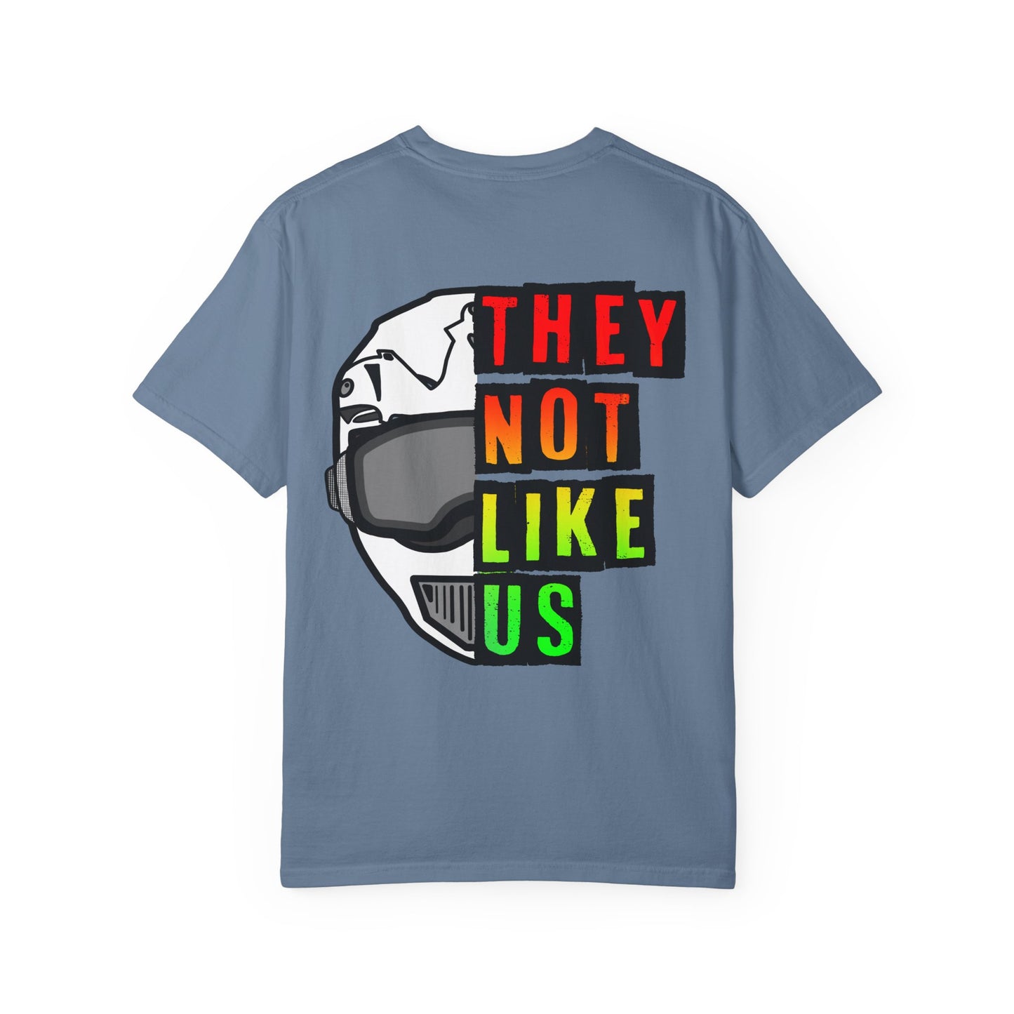 They Not Like Us Moto - Rasta | Adult Juneteenth Motocross Tee