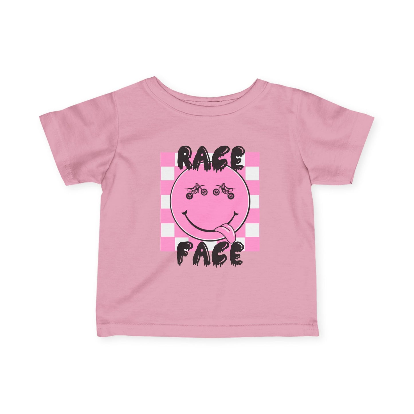 Race Face | Infant Motocross Tee (Pink) (Sizes 6M-24M)