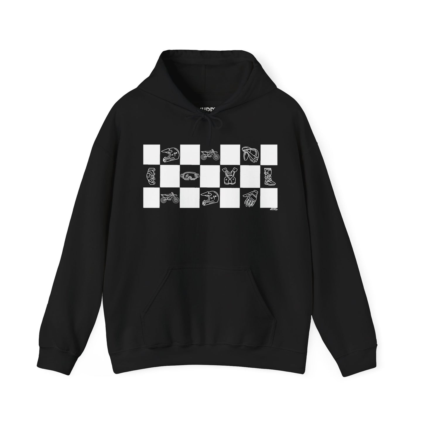 Lined Up & Winning | Adult Motocross Hoodie