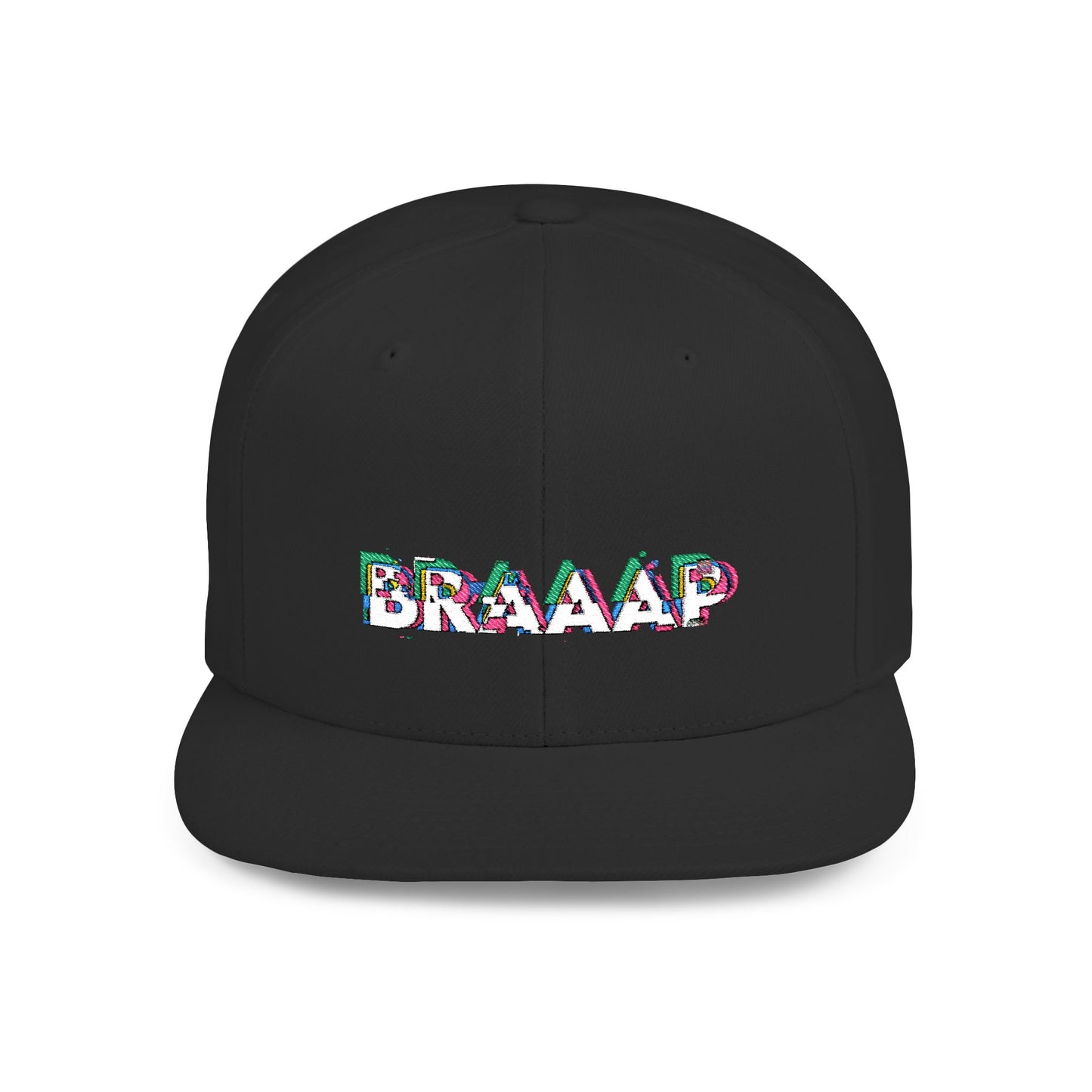 Glitchy Braaap Embroidered SnapBack | Unisex Adjustable Sized Hat