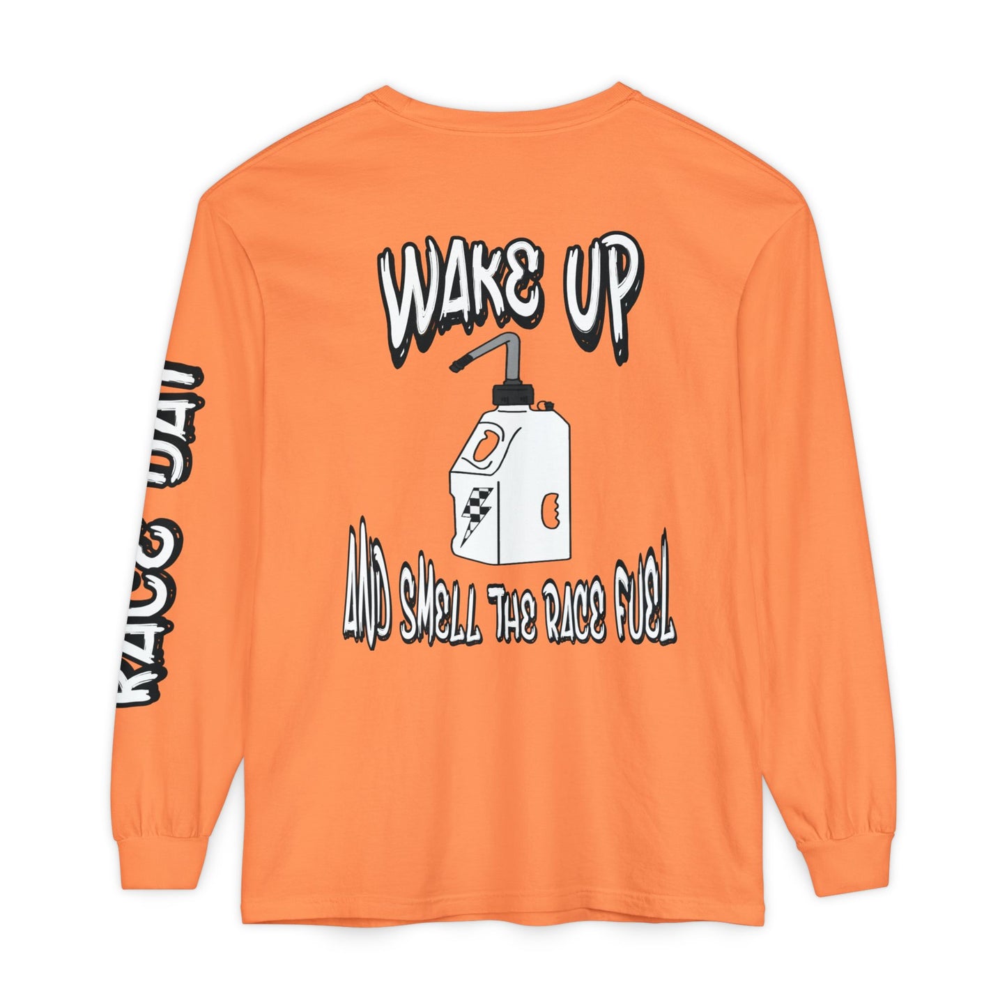 Wake Up & Smell the Race Fuel | Adult Motocross Long Sleeve Tee
