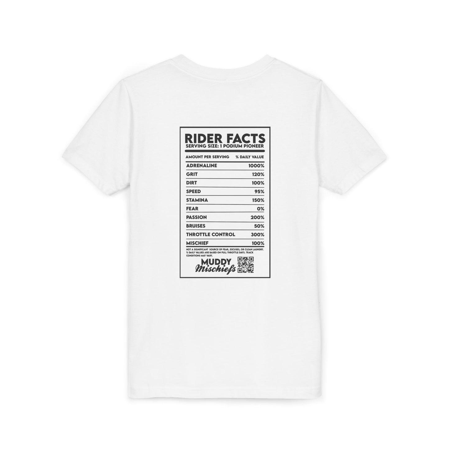 Rider Facts | Youth Motocross “Nutritional Fact” Tee