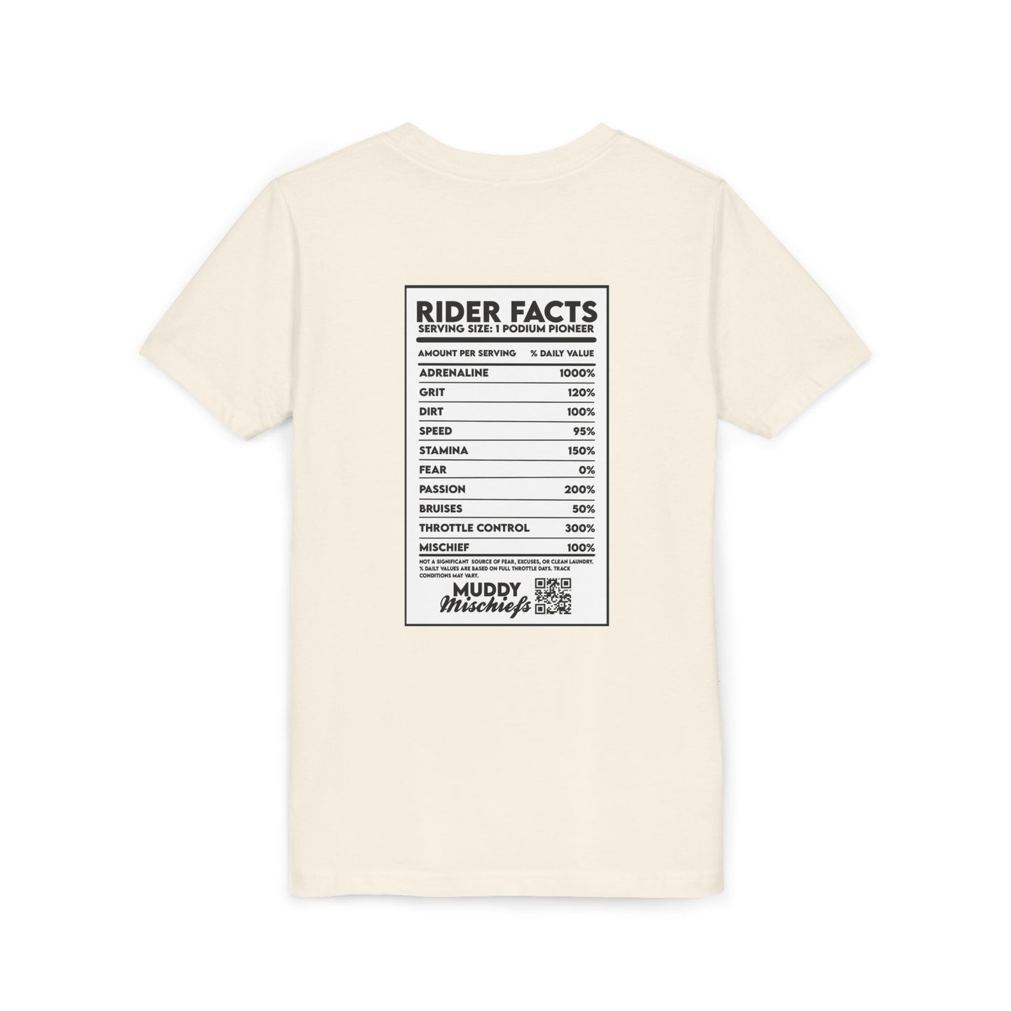 Rider Facts | Youth Motocross “Nutritional Fact” Tee