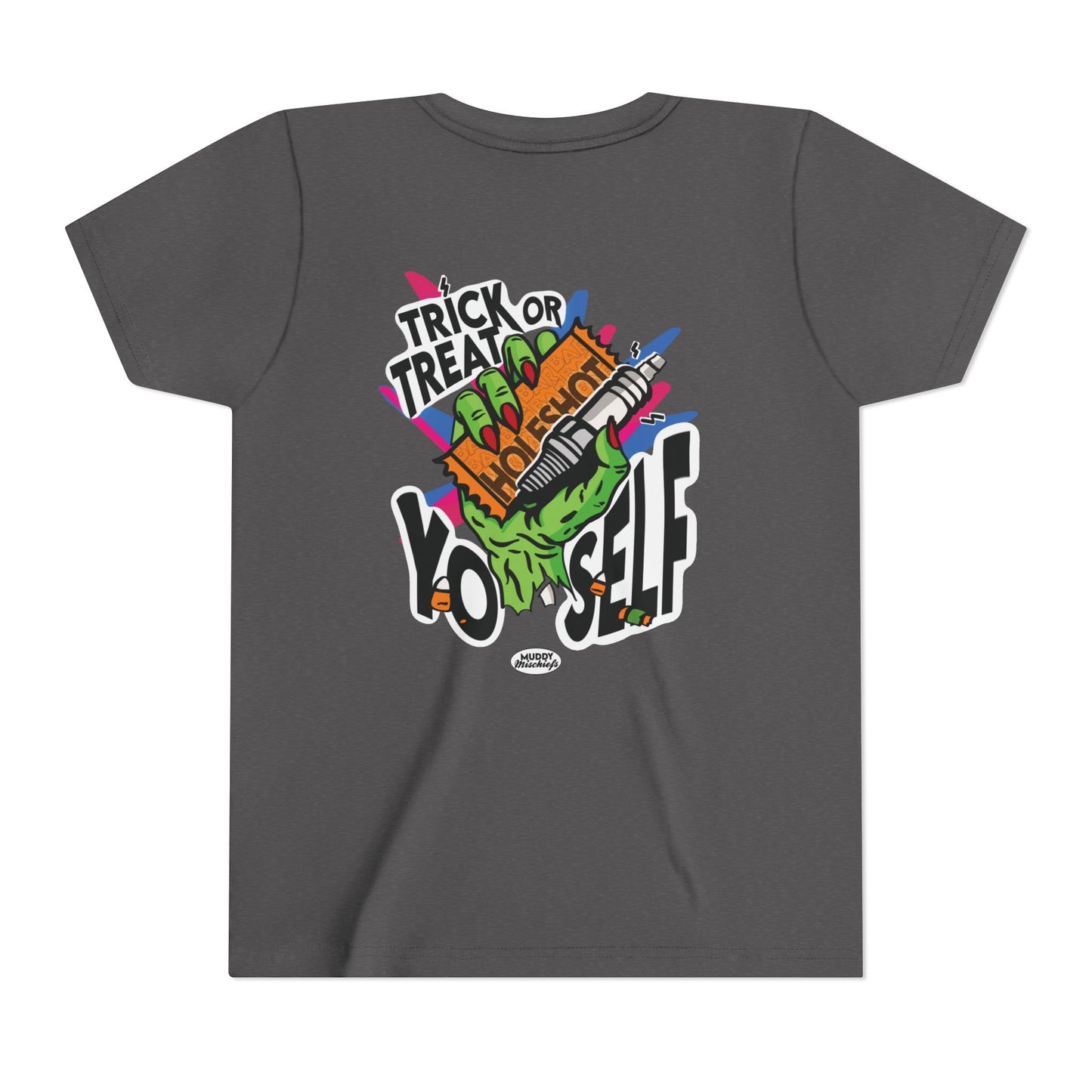 Trick or Treat Yo’self | Youth Halloween Motocross Tee