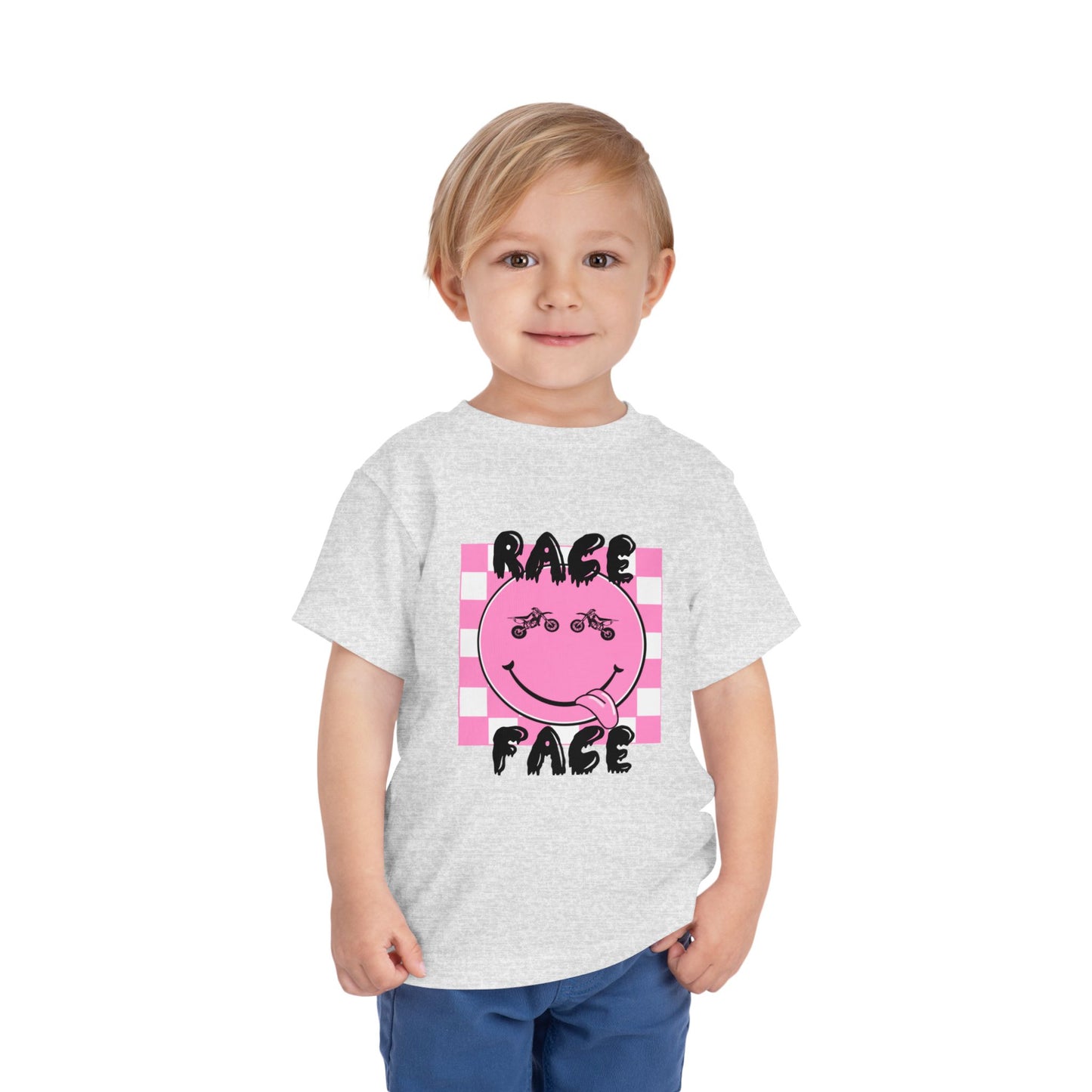 Race Face | Toddler Motocross Tee (Pink)