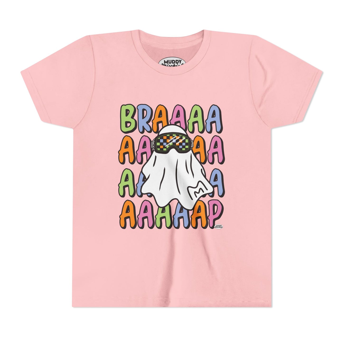 Goggle Ghost | Youth Halloween Motocross Tee