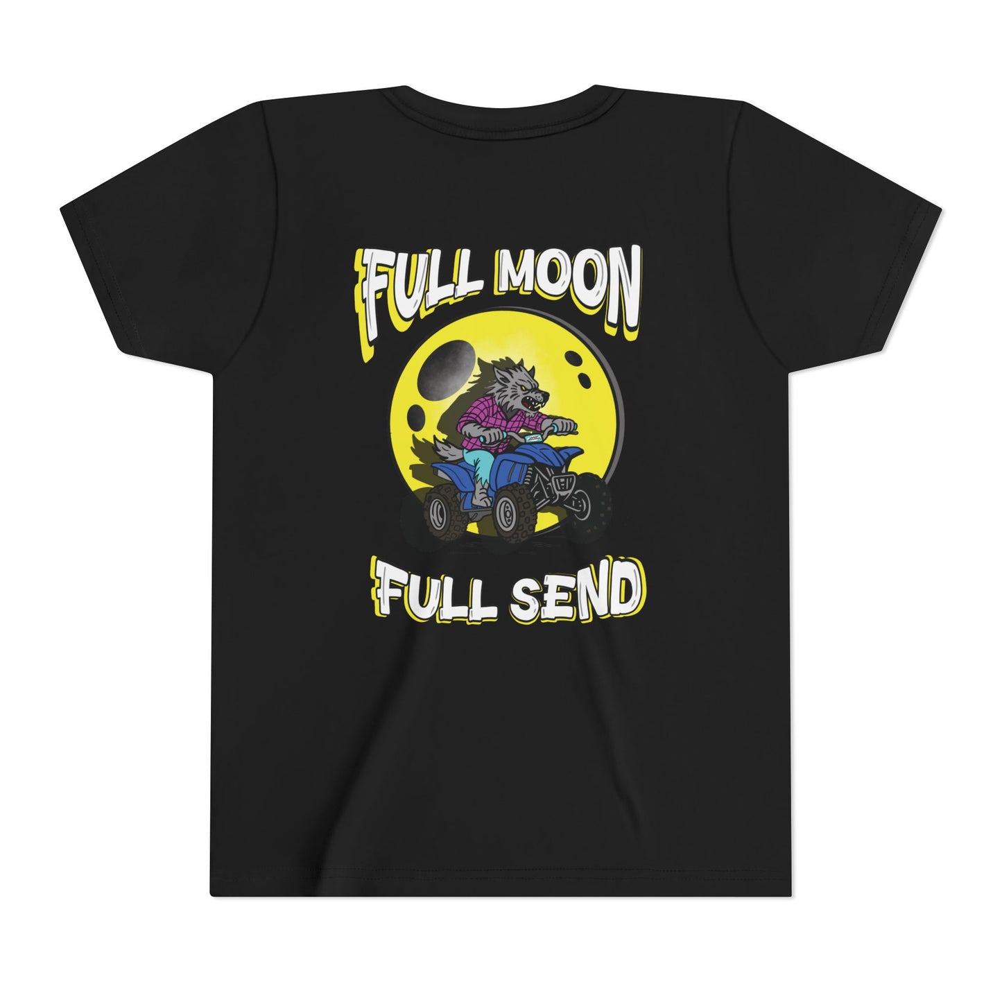 Full Moon Full Send | Youth Halloween Motocross Tee