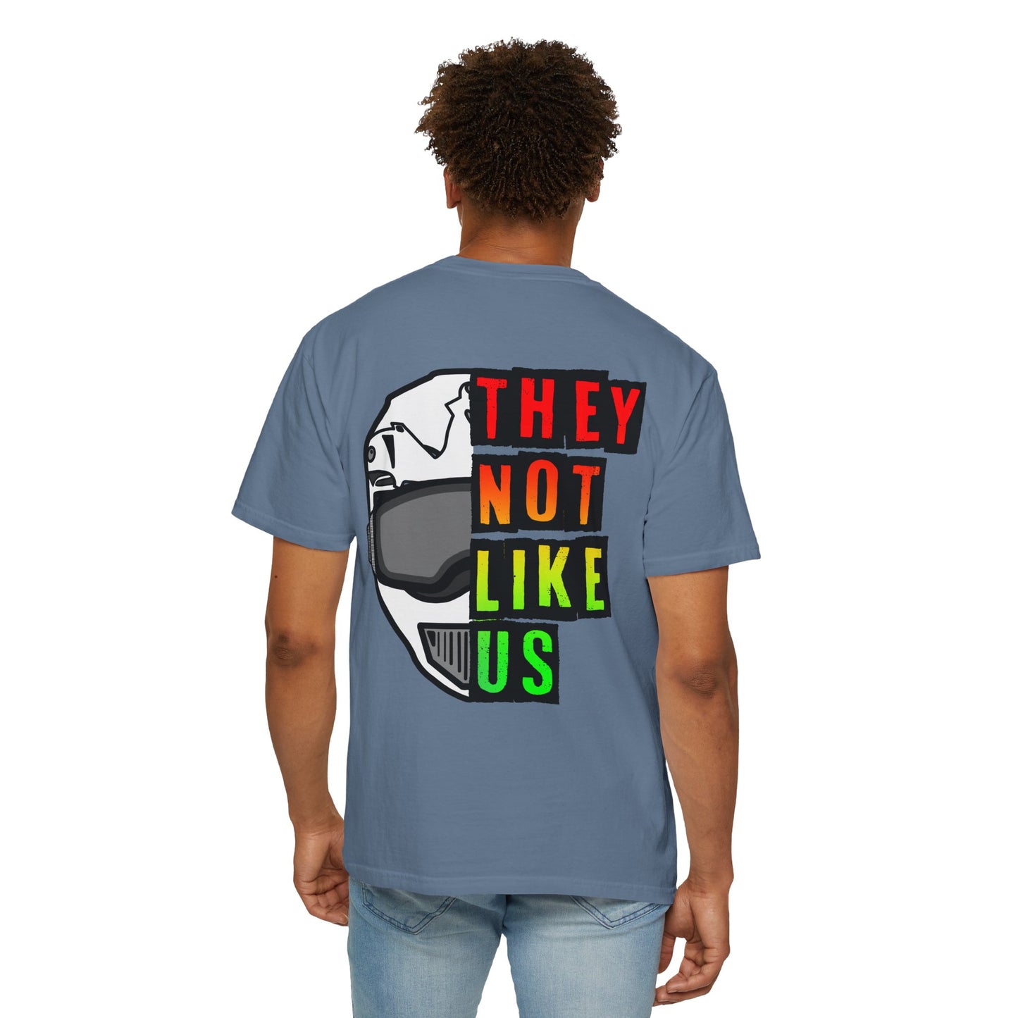 They Not Like Us Moto - Rasta | Adult Juneteenth Motocross Tee