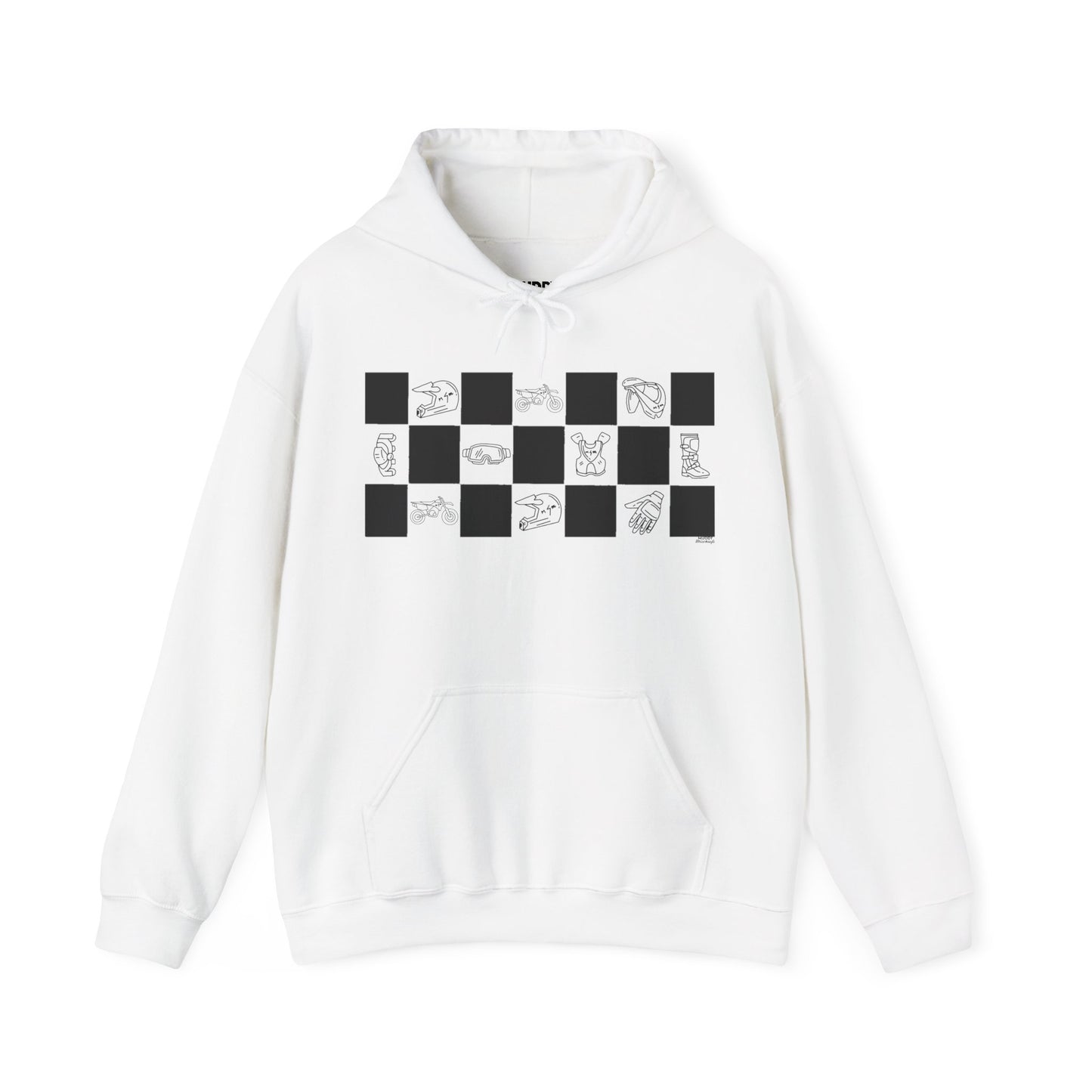 Lined Up & Winning | Adult Motocross Hoodie
