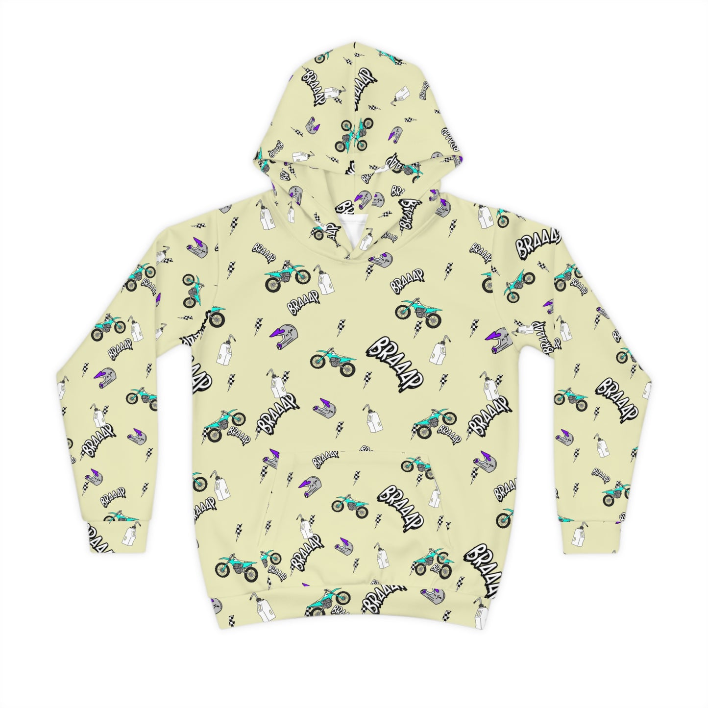 TONE IT DOWN Braaap Dirtbike Hoodie | Youth Motocross Hoodie