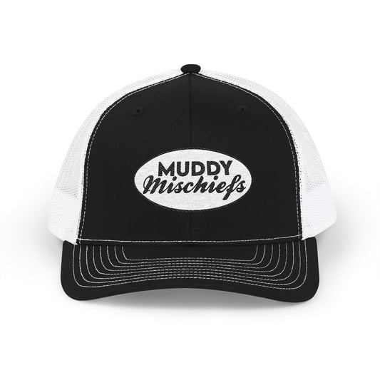 Muddy Mischiefs Logo Trucker-StyleSnapBack | Adult Unisex Embroidered SnapBack
