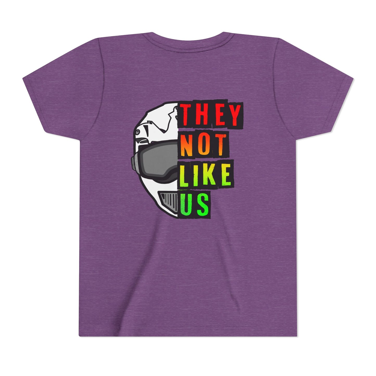 They Not Like Us Moto - Rasta | Youth Juneteenth Motocross Tee
