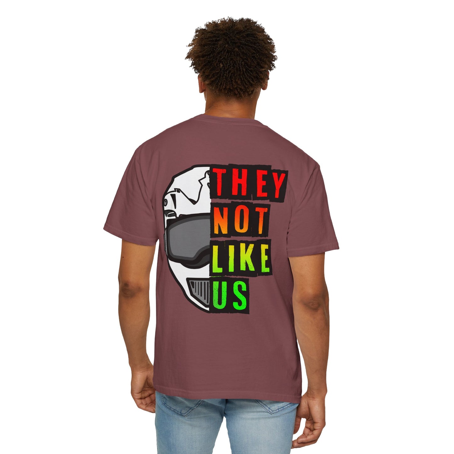 They Not Like Us Moto - Rasta | Adult Juneteenth Motocross Tee