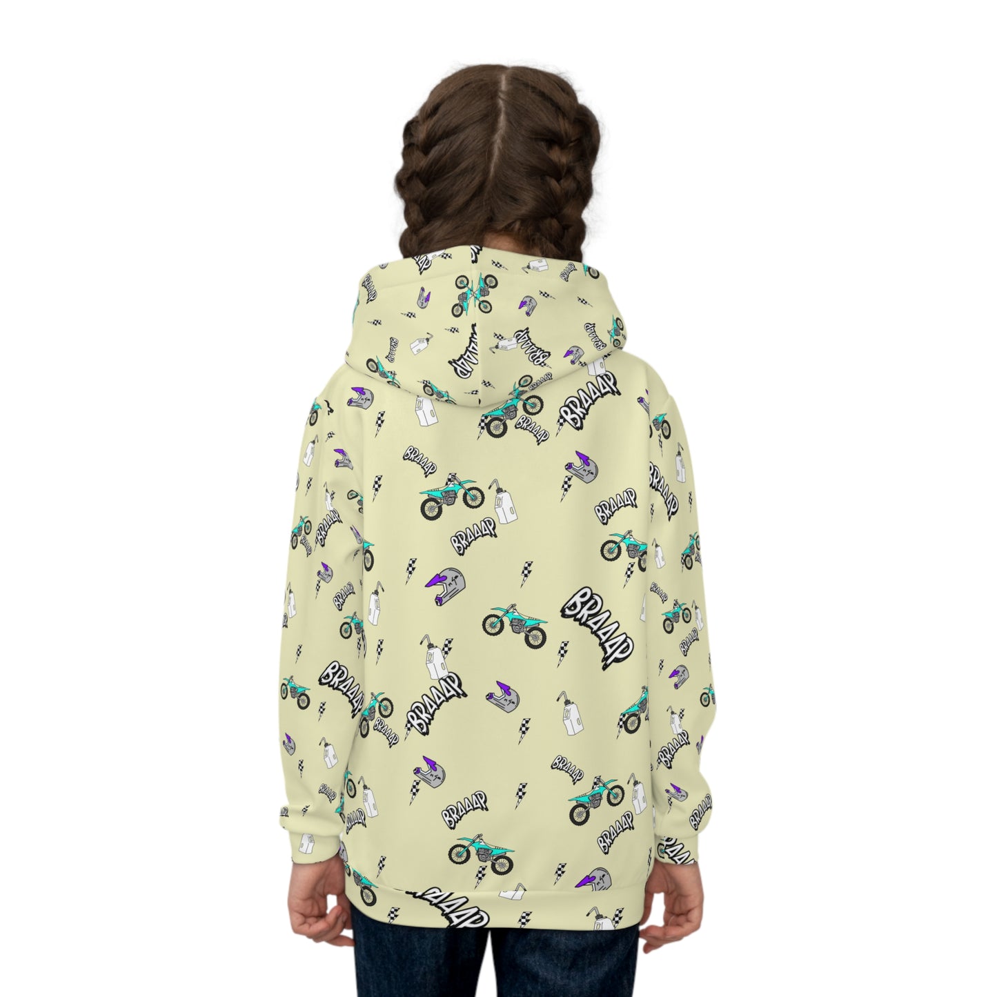 TONE IT DOWN Braaap Dirtbike Hoodie | Youth Motocross Hoodie
