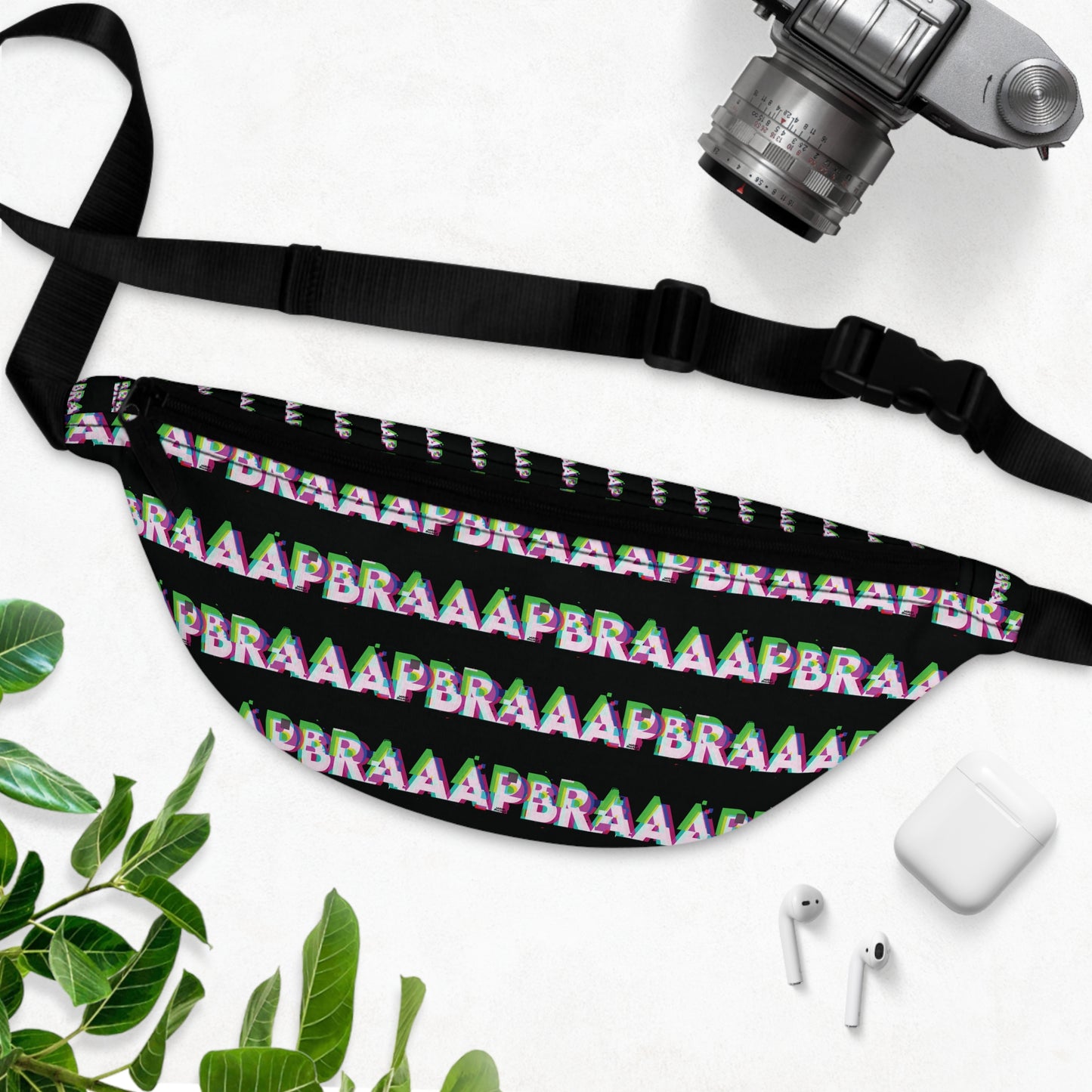 Glitchy Braaap | Muddy Motocross Fan Fanny Pack