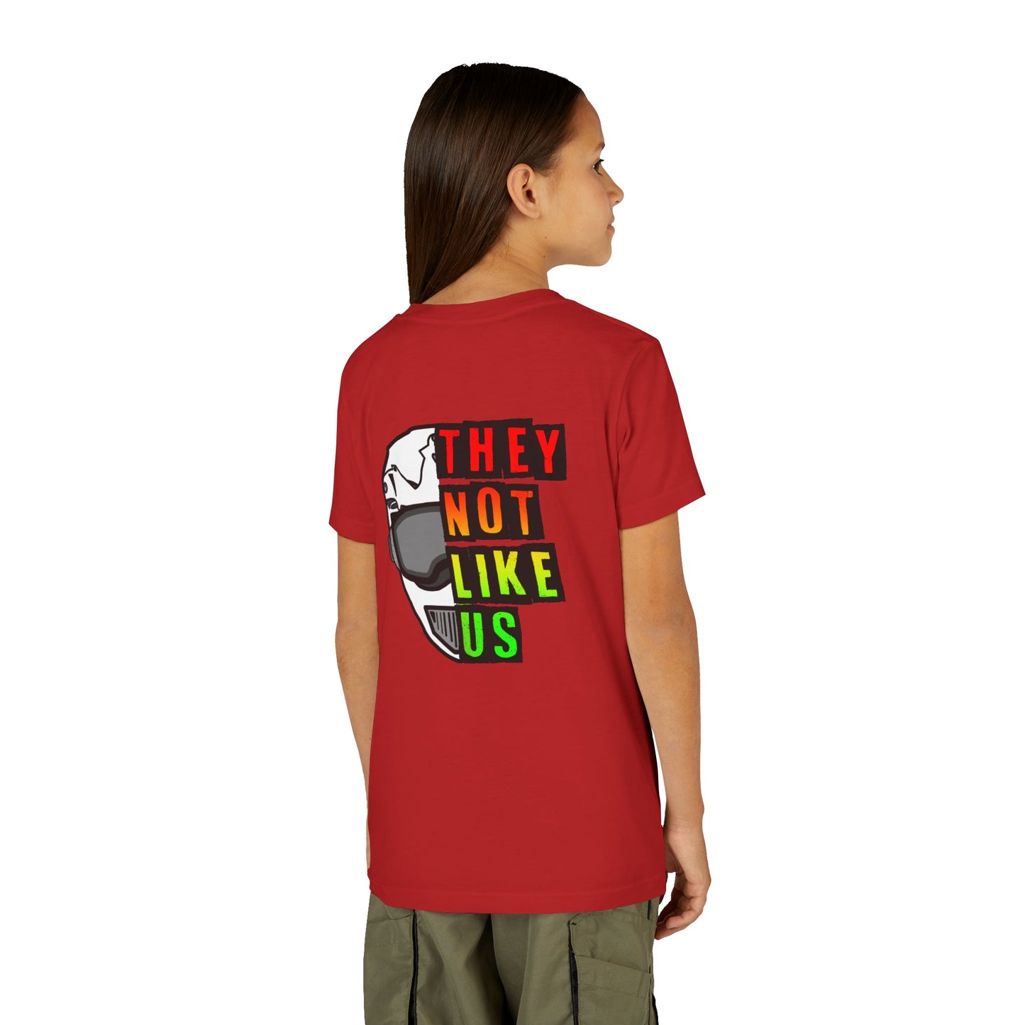 They Not Like Us Moto - Rasta | Youth Juneteenth Motocross Tee