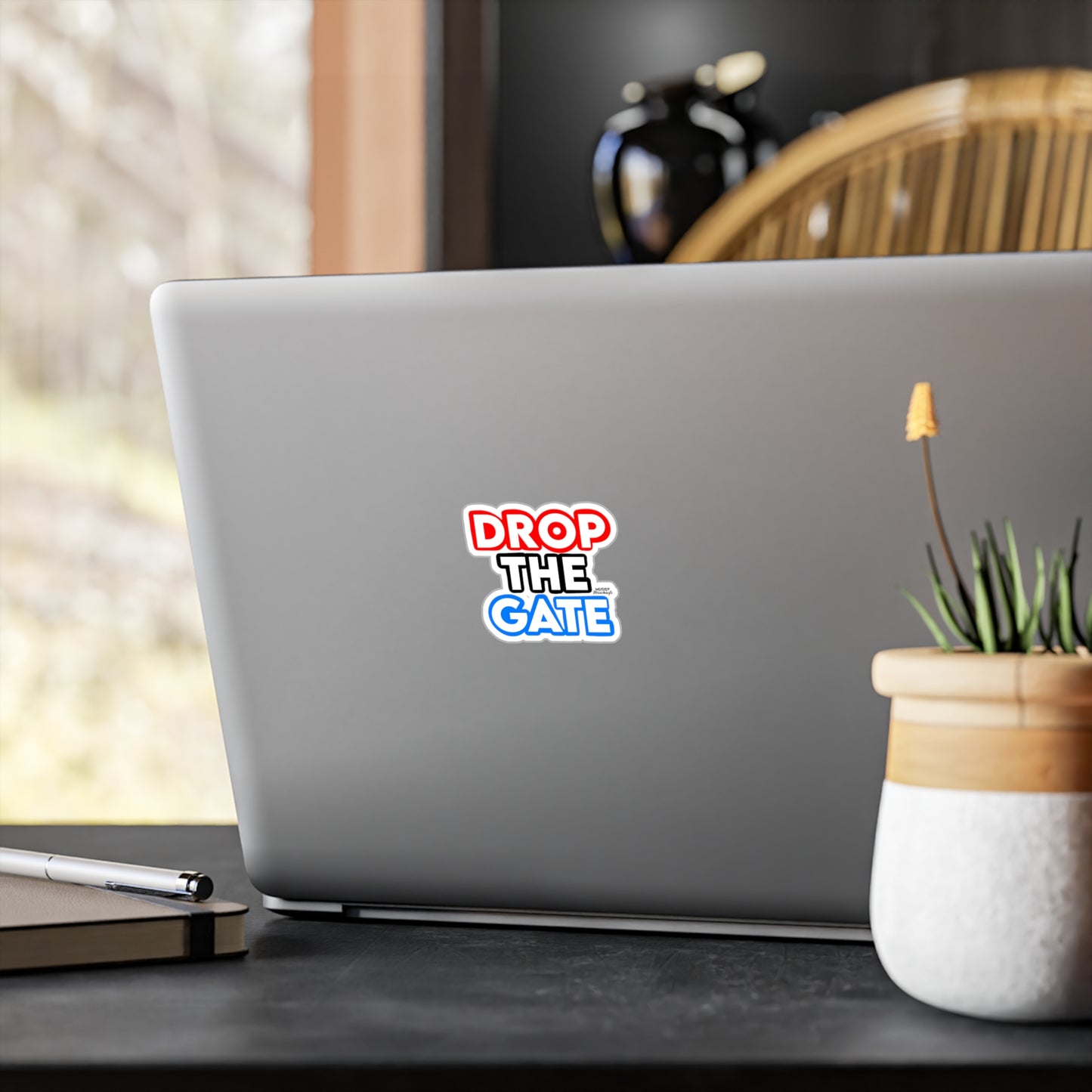 Drop The Gate | KissCut Vinyl Sticker