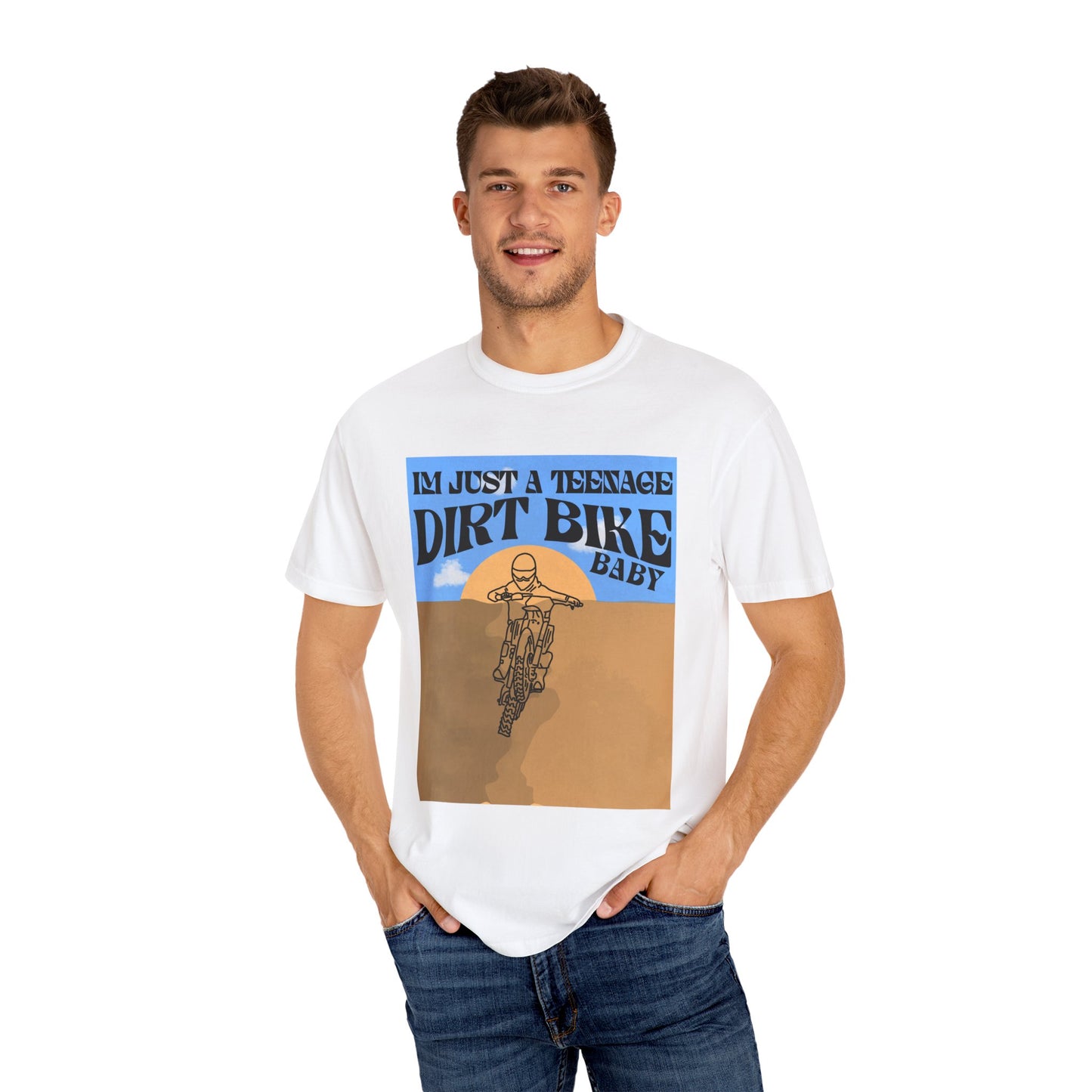 Teenage Dirtbike Baby | Adult Motocross Tee