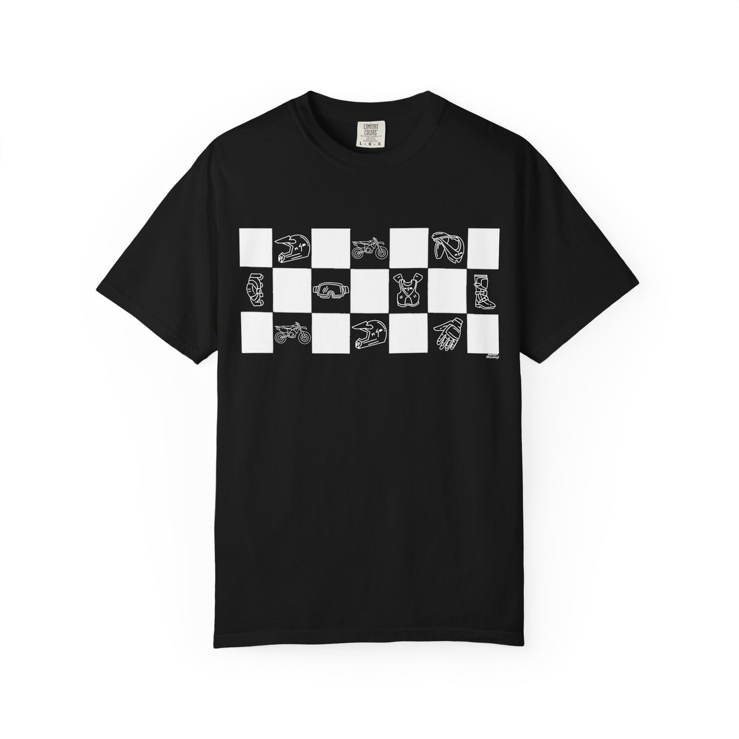 Lined Up & Winning | Adult Motocross Tee
