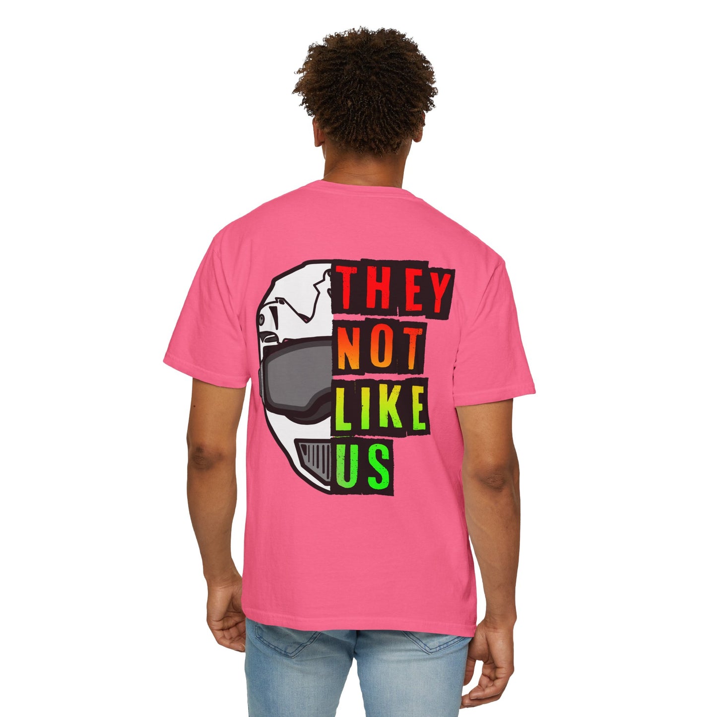 They Not Like Us Moto - Rasta | Adult Juneteenth Motocross Tee