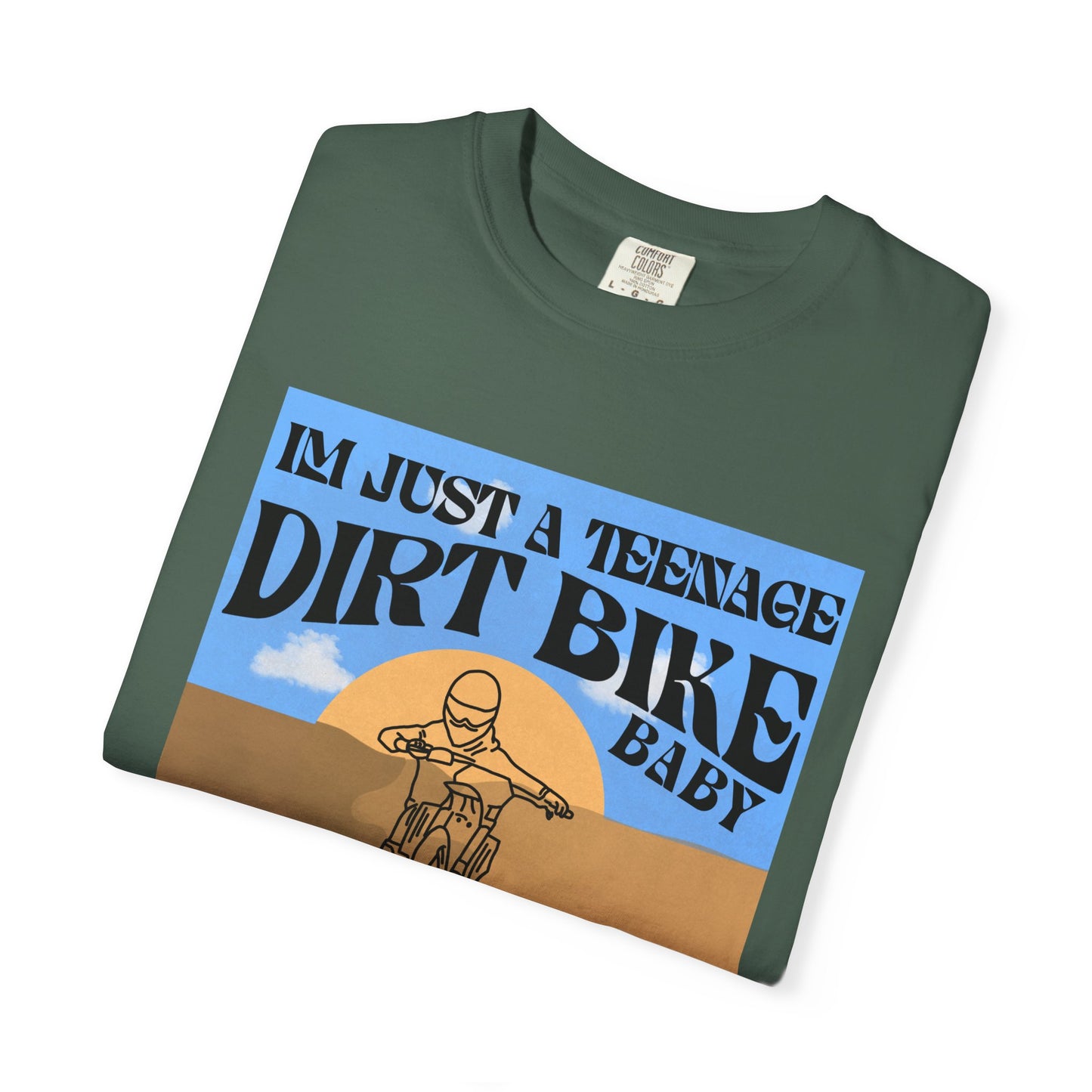 Teenage Dirtbike Baby | Adult Motocross Tee