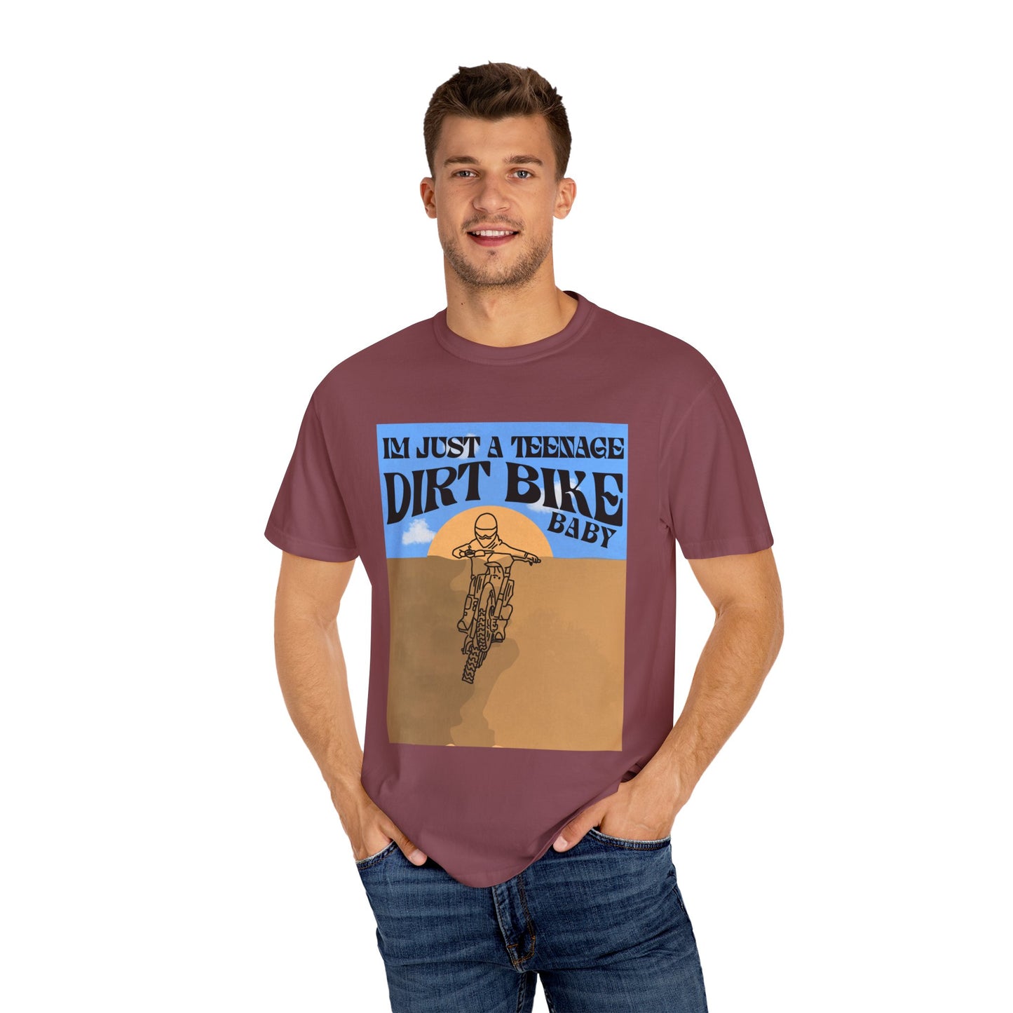 Teenage Dirtbike Baby | Adult Motocross Tee