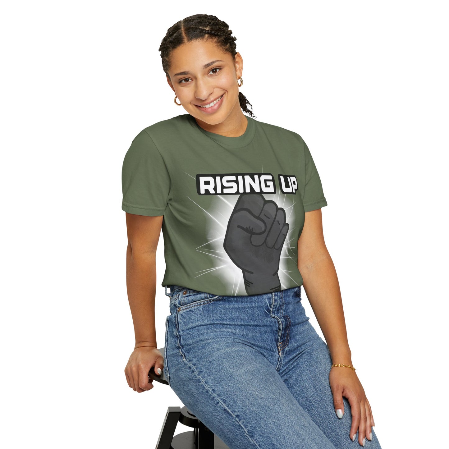 Rising up & Revvin’ | Adult Juneteenth Motocross Tee