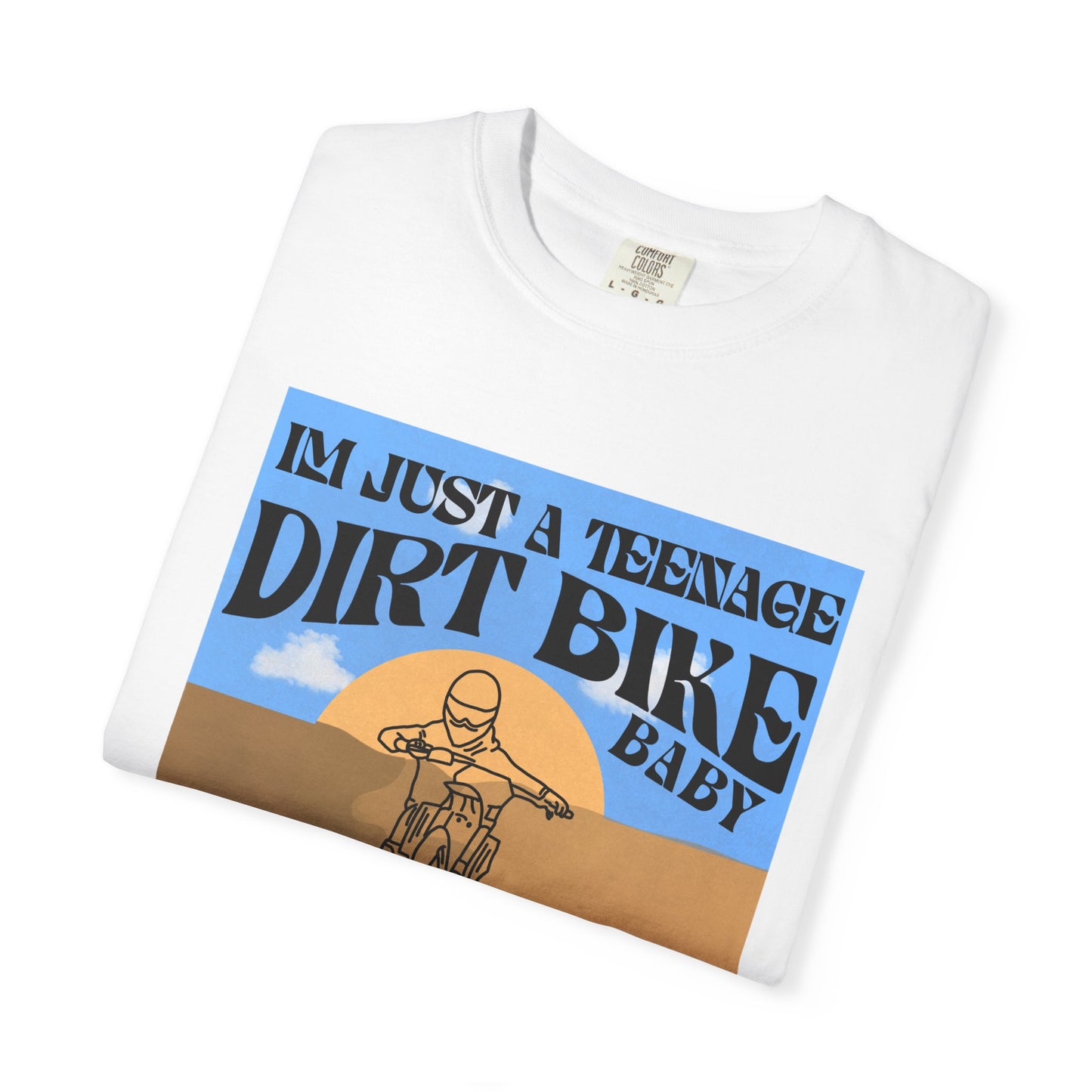 Teenage Dirtbike Baby | Adult Motocross Tee