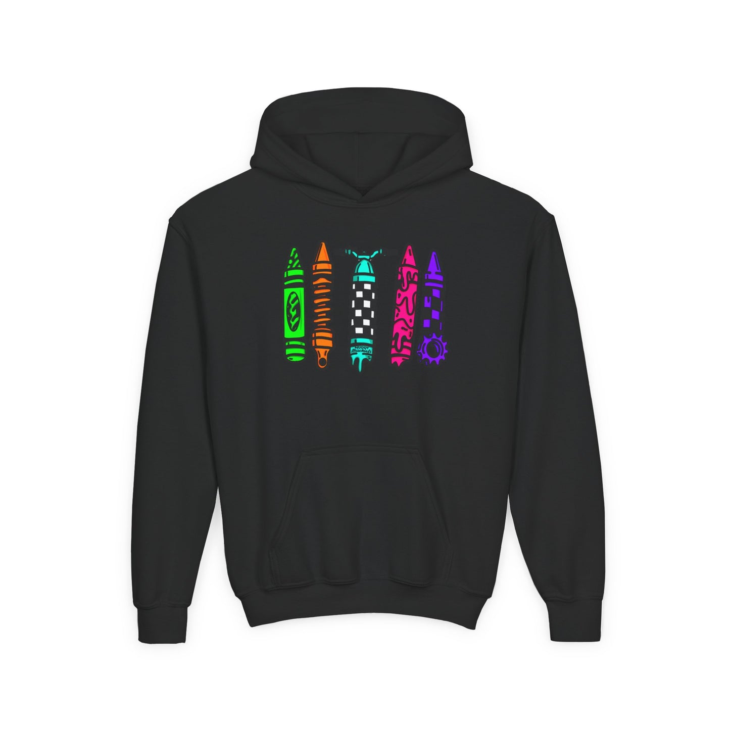 Crayons & Kickstands| Youth Motocross Hoodie