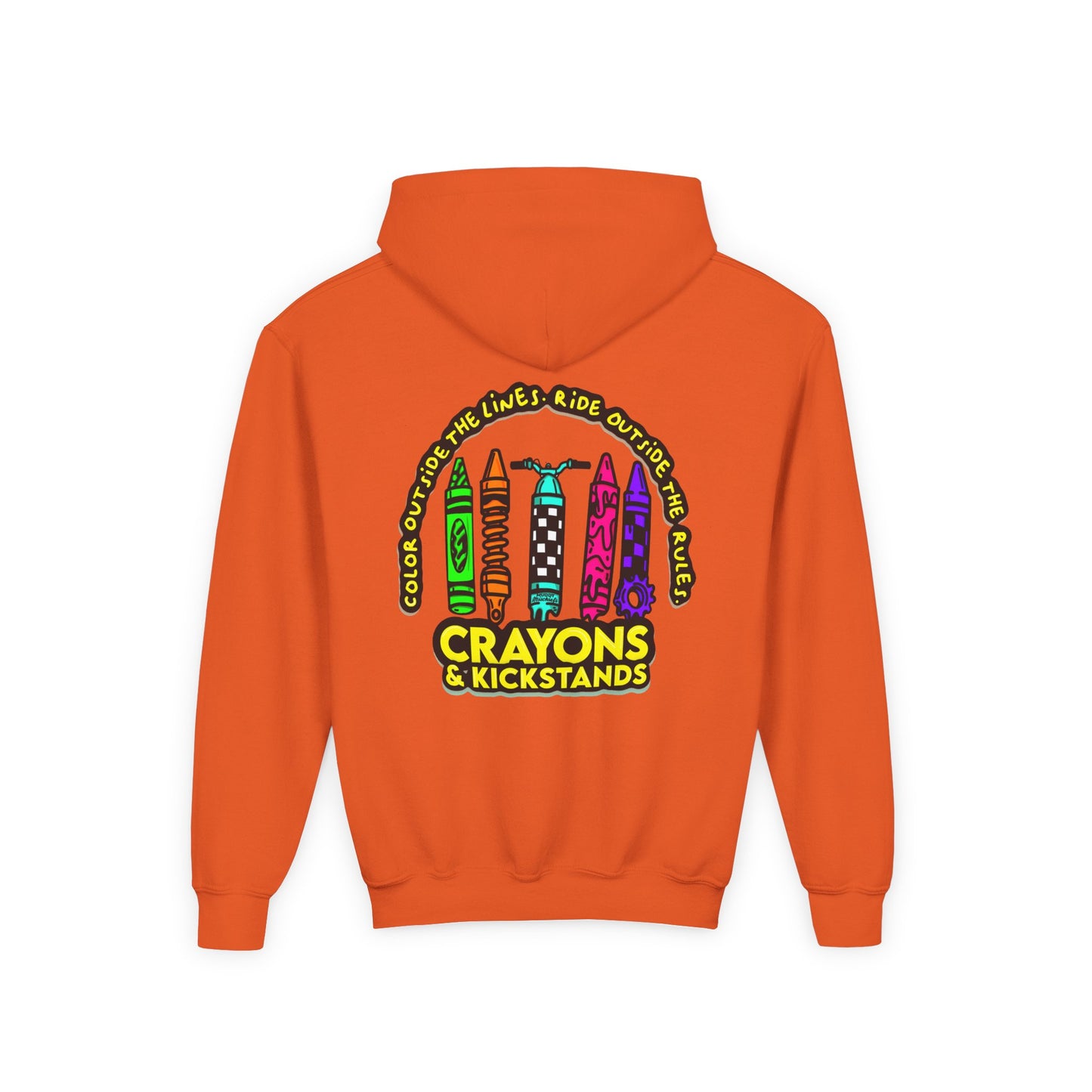 Crayons & Kickstands| Youth Motocross Hoodie
