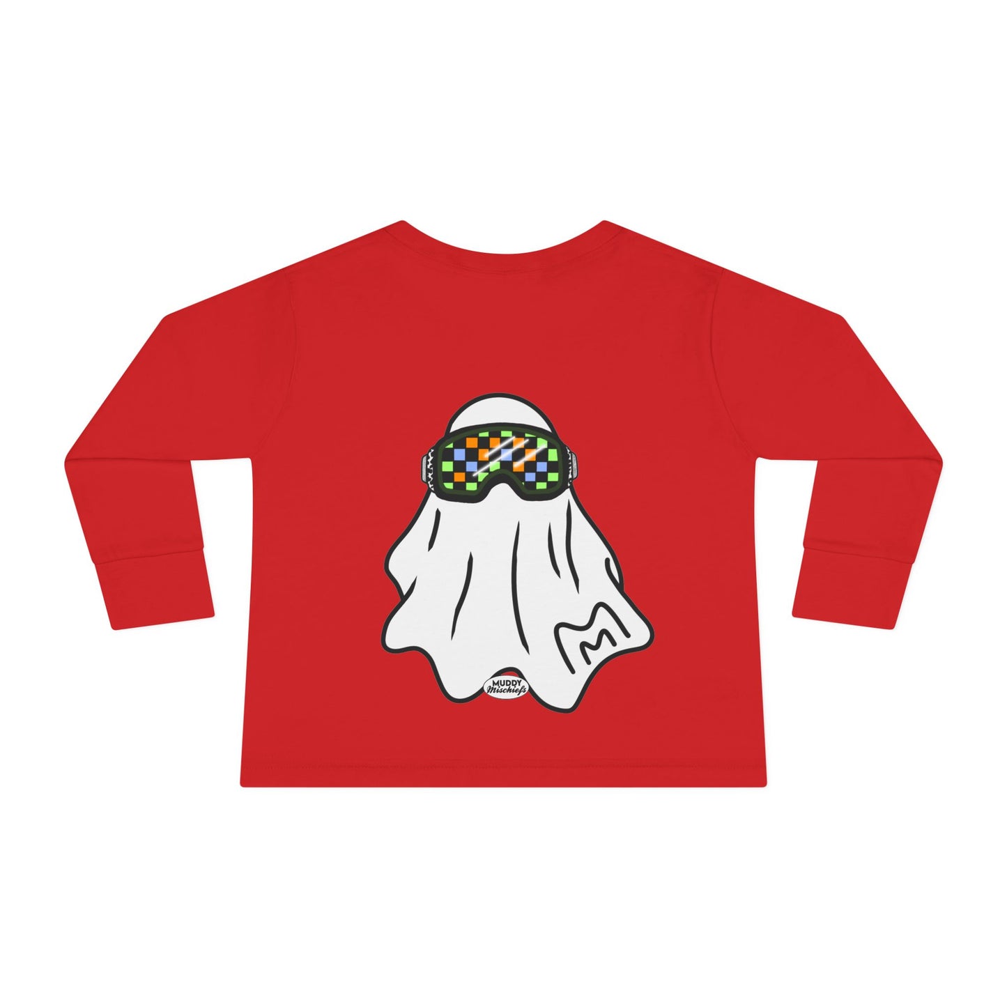 Solo Google Ghost | Unisex Toddler Halloween Motocross Tee