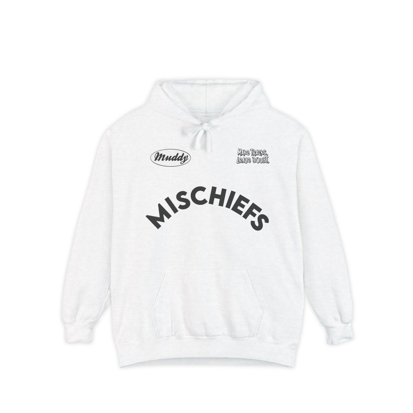 Muddy Mischiefs Pocket-Tat | Adult Brand Hoodie
