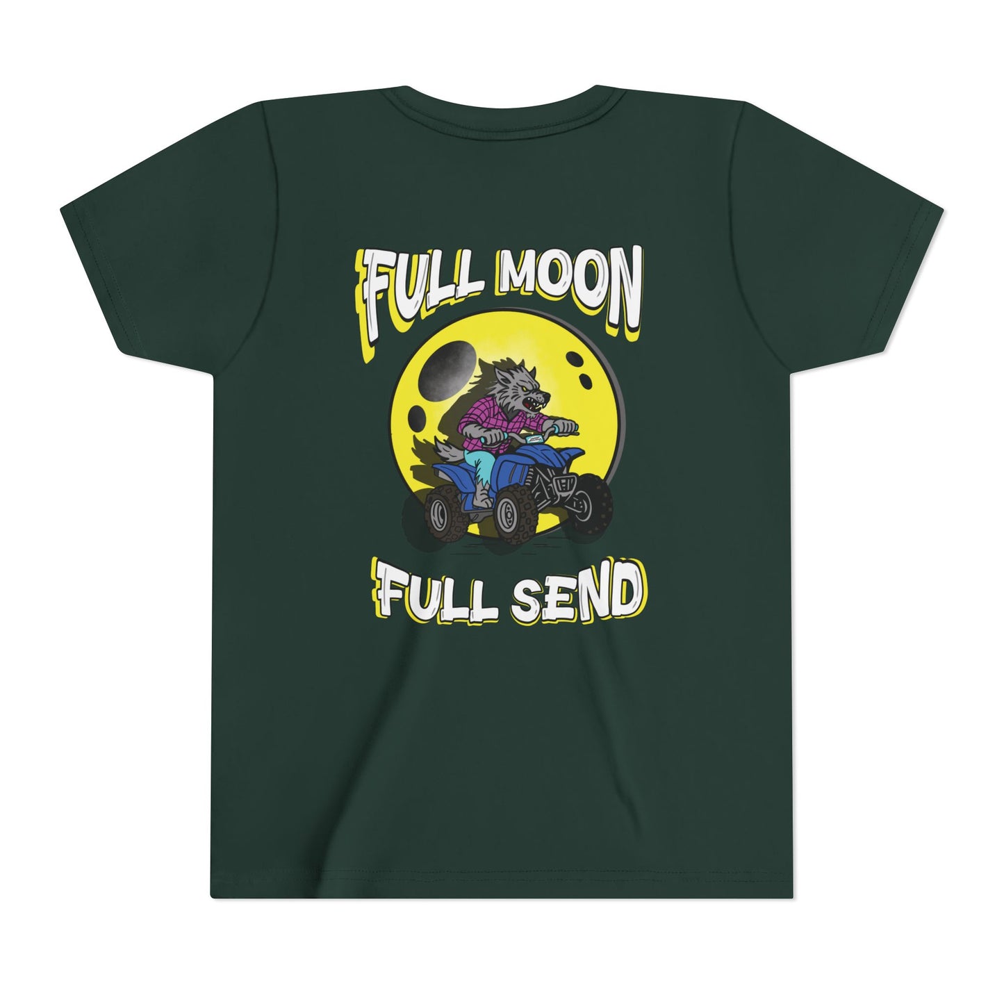 Full Moon Full Send | Youth Halloween Motocross Tee