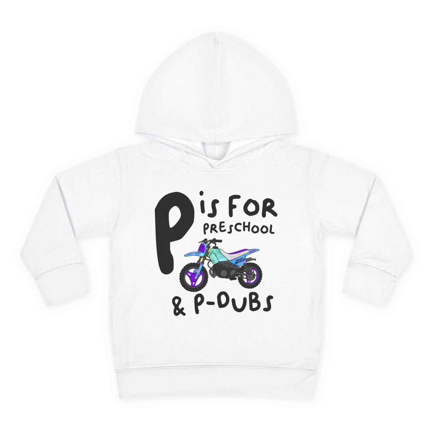 P is For PDubs | Toddler Motocross Hoodie