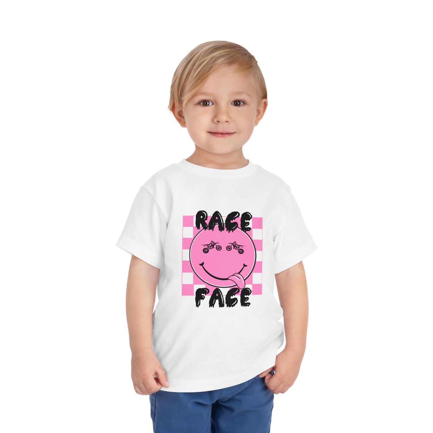 Race Face | Toddler Motocross Tee (Pink)