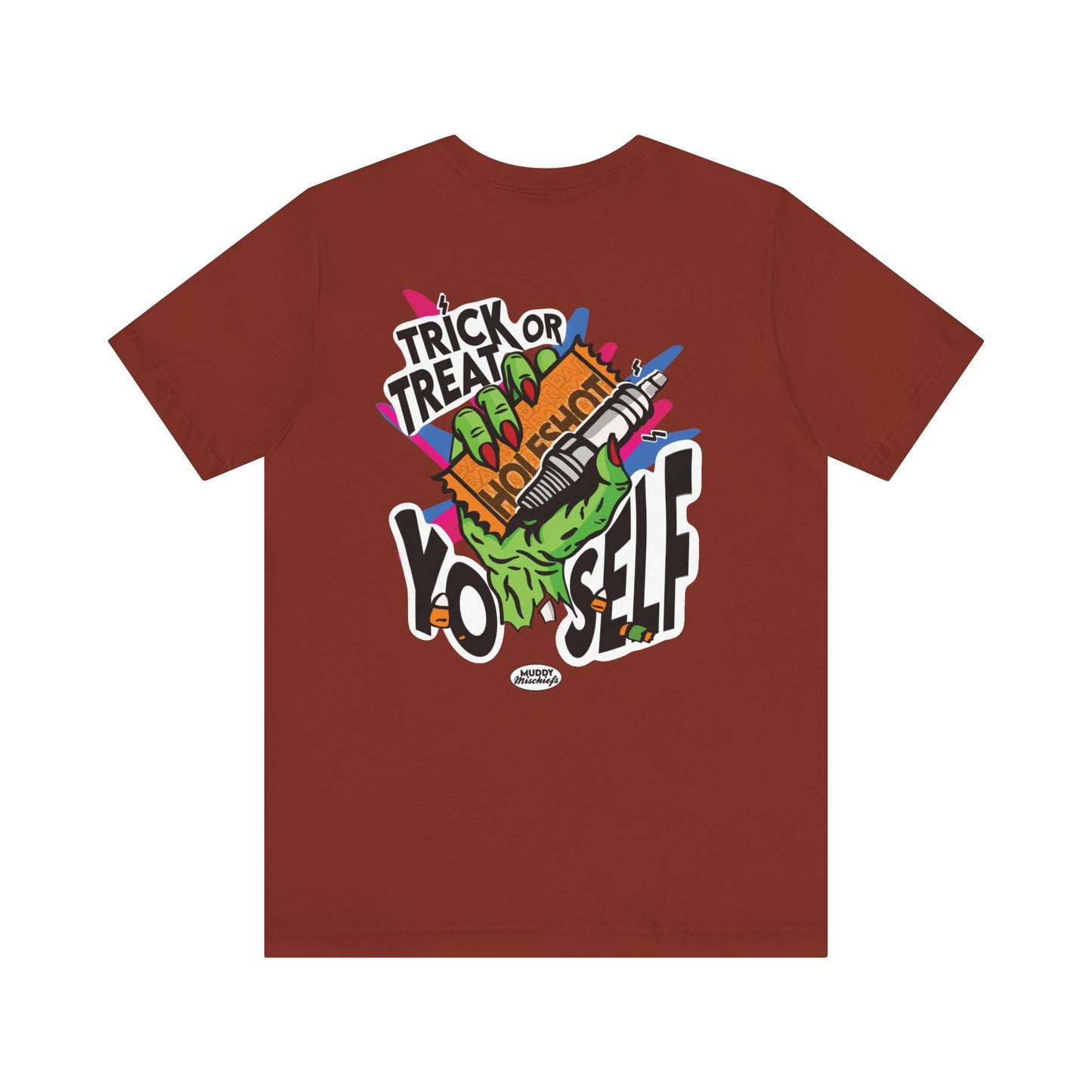 Copy of Trick or Treat Yo’self | Unisex Adult Halloween Motocross Tee